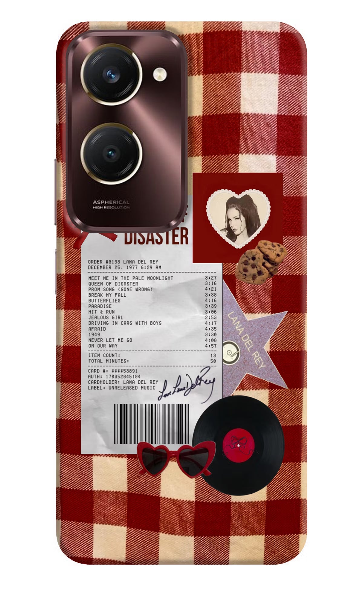 Queen of Disaster iQOO Z9 Lite 5G Back Cover - Queen of Disaster iQOO Z9 Lite 5G Back Cover Queen of Disaster iQOO Z9 Lite 5G Back Cover