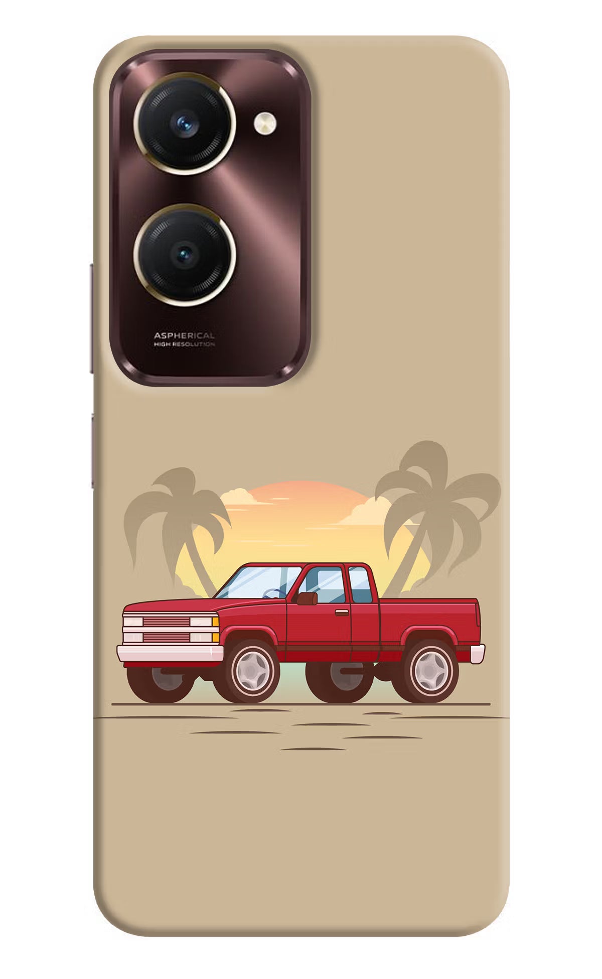 Desert Classic Drive iQOO Z9 Lite 5G Back Cover - Desert Classic Drive iQOO Z9 Lite 5G Back Cover Desert Classic Drive iQOO Z9 Lite 5G Back Cover