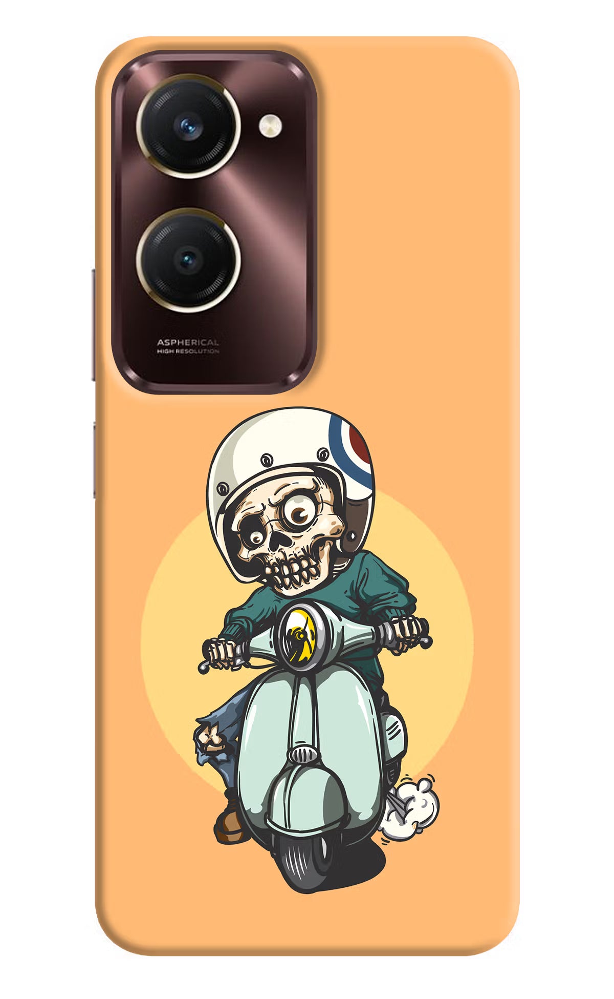 Undead Biker iQOO Z9 Lite 5G Back Cover - Undead Biker iQOO Z9 Lite 5G Back Cover Undead Biker iQOO Z9 Lite 5G Back Cover