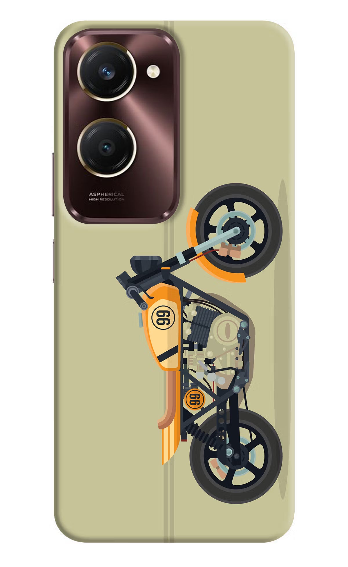 Vertical Speedster iQOO Z9 Lite 5G Back Cover - Vertical Speedster iQOO Z9 Lite 5G Back Cover Vertical Speedster iQOO Z9 Lite 5G Back Cover