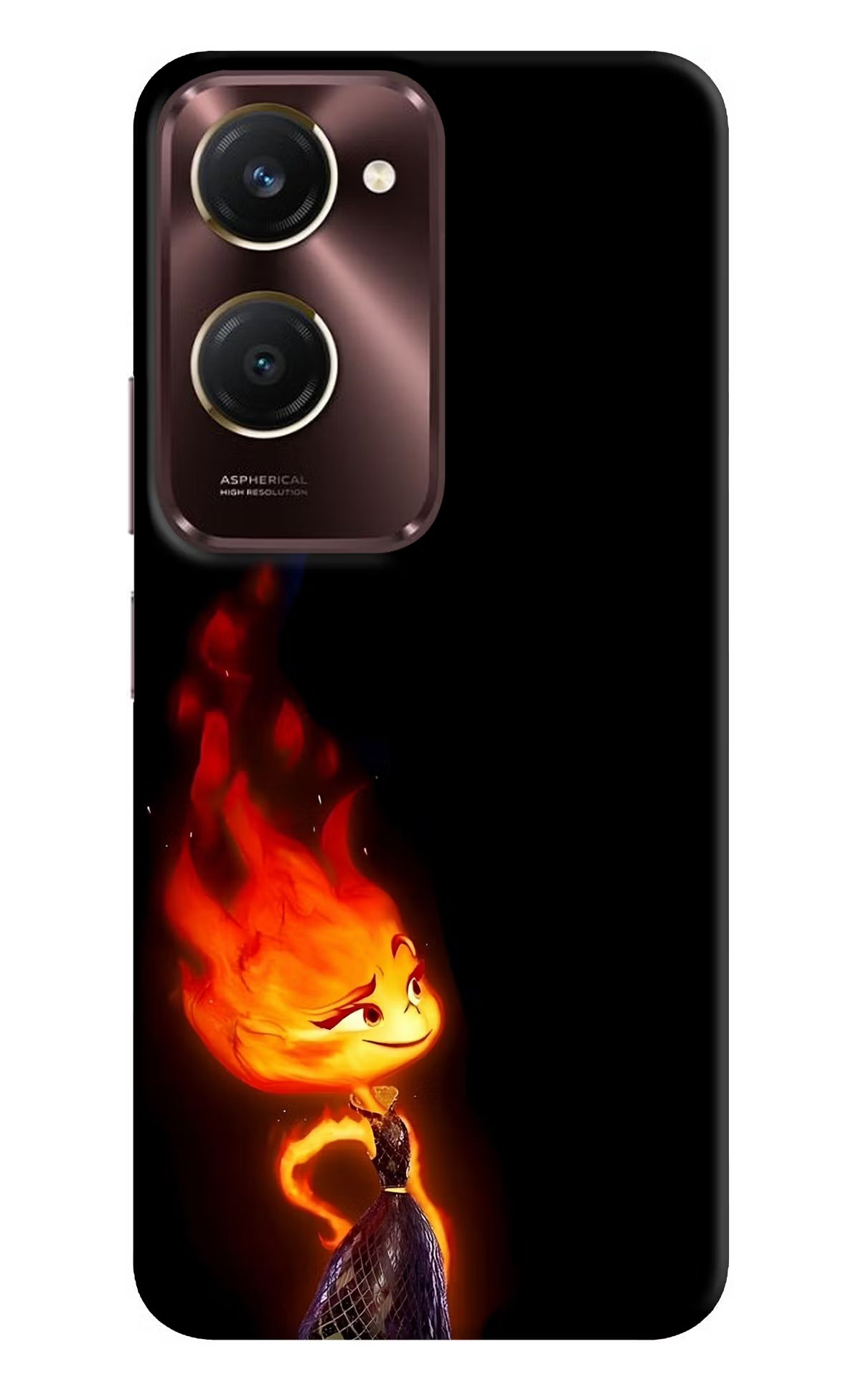 Ember Flame iQOO Z9 Lite 5G Back Cover - Ember Flame iQOO Z9 Lite 5G Back Cover Ember Flame iQOO Z9 Lite 5G Back Cover