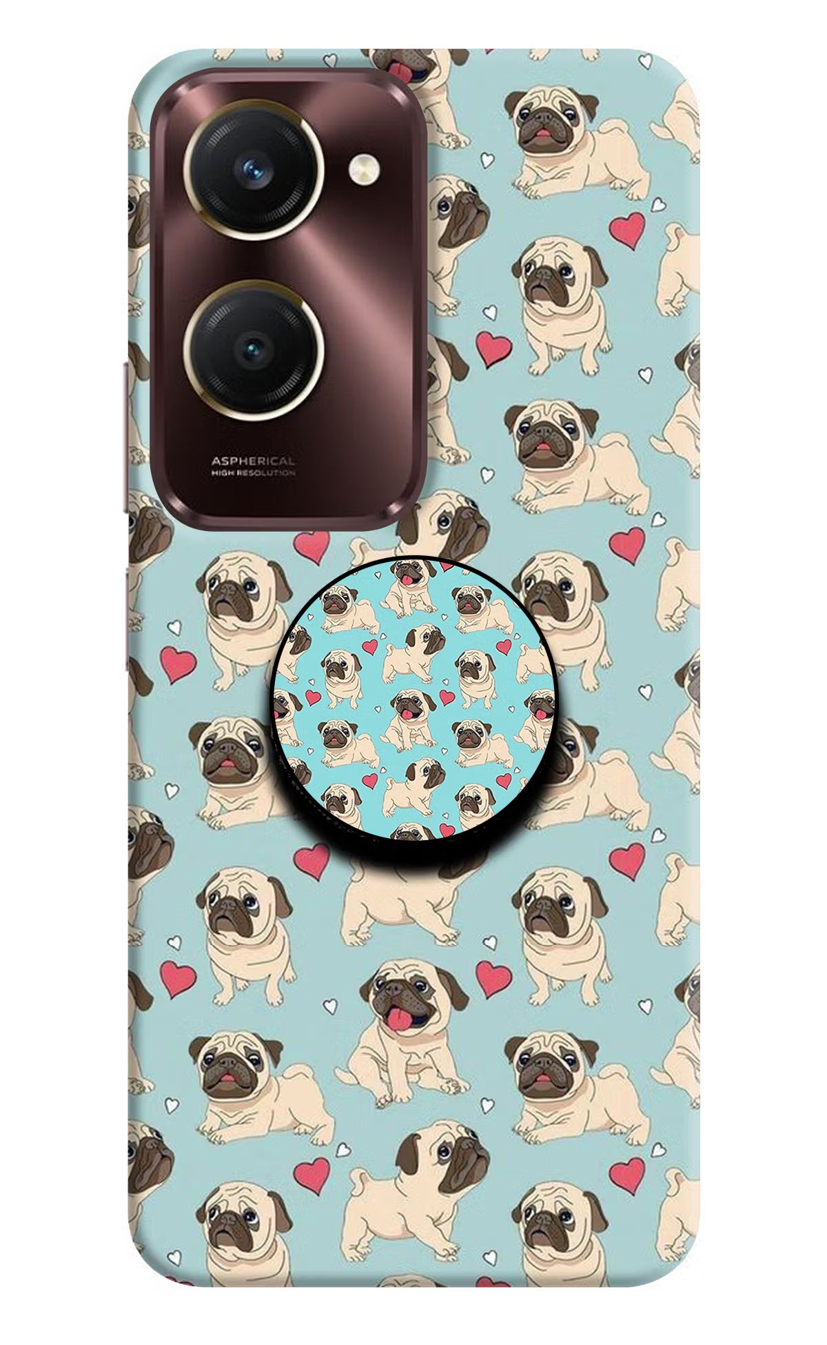 Pug Dog iQOO Z9 Lite 5G Pop Case - Pug Dog iQOO Z9 Lite 5G Pop Case Pug Dog iQOO Z9 Lite 5G Pop Case