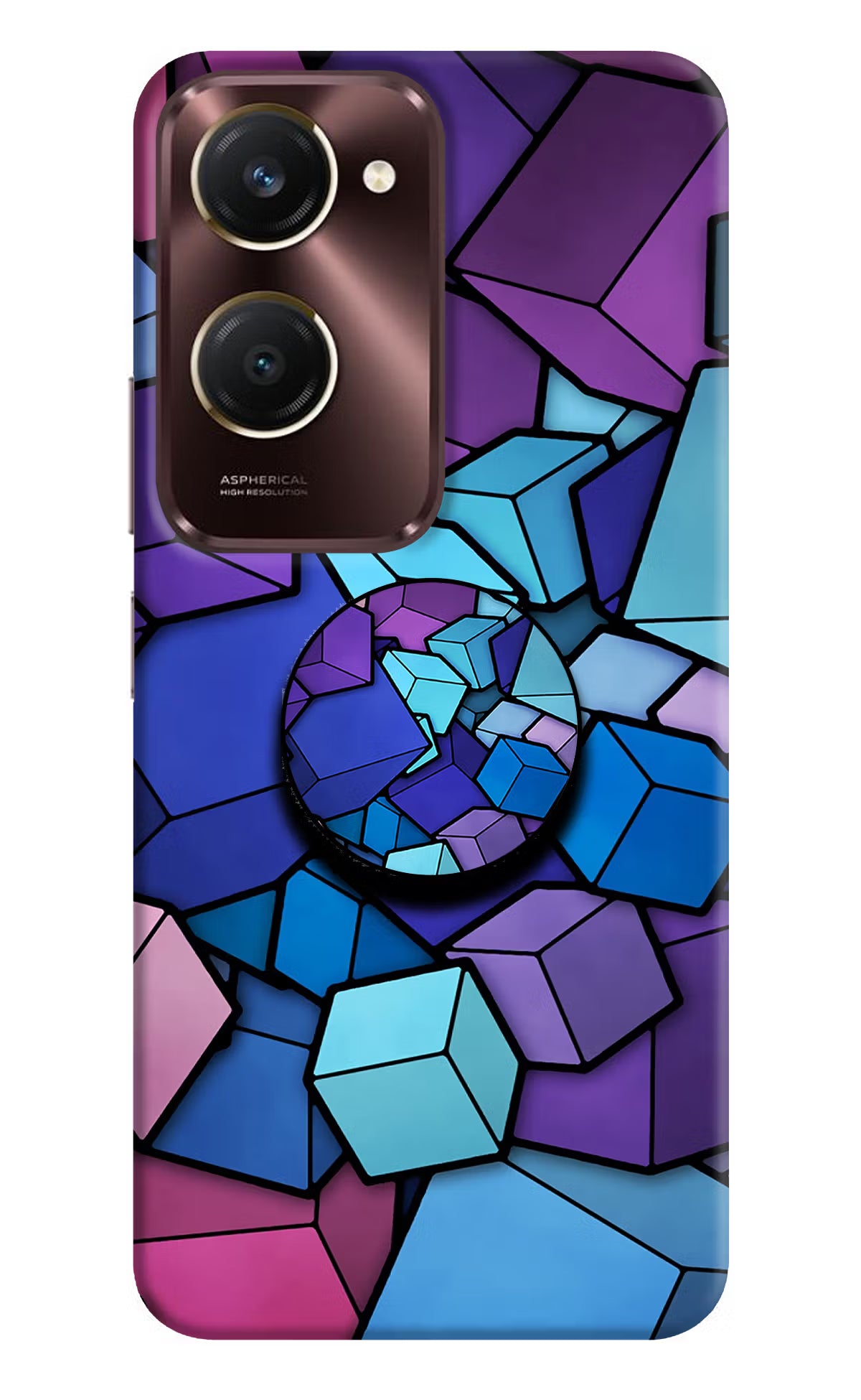 Cubic Abstract iQOO Z9 Lite 5G Pop Case - Cubic Abstract iQOO Z9 Lite 5G Pop Case Cubic Abstract iQOO Z9 Lite 5G Pop Case