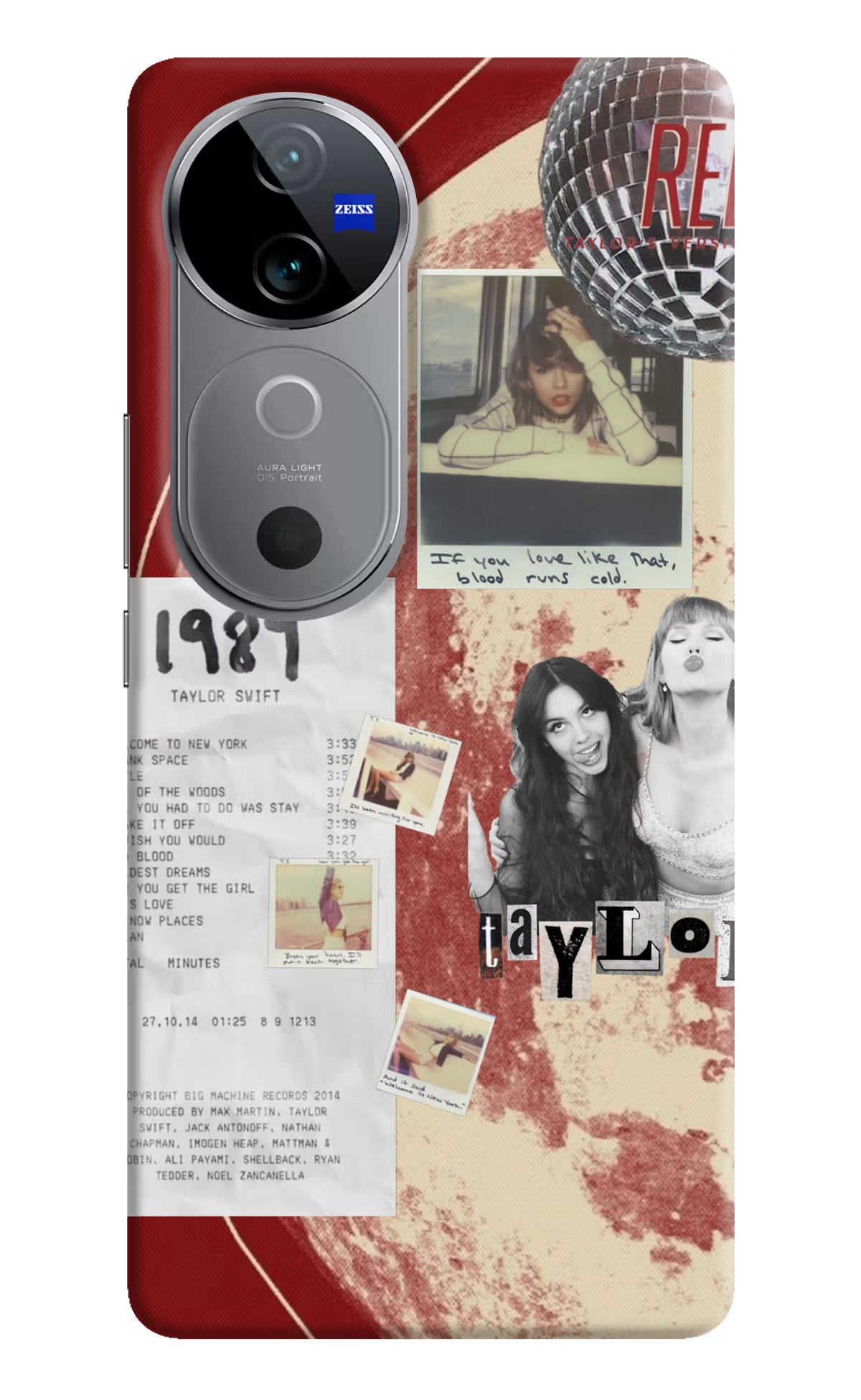 Taylor Swift Vivo V40 5G Back Cover - Taylor Swift Vivo V40 5G Back Cover Taylor Swift Vivo V40 5G Back Cover