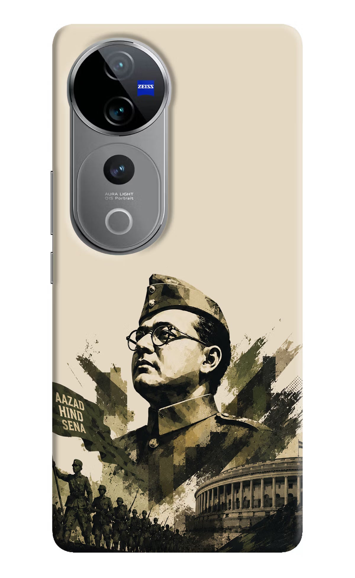 Netaji Rising Vivo V40 Pro 5G Back Cover - Netaji Rising Vivo V40 Pro 5G Back Cover Netaji Rising Vivo V40 Pro 5G Back Cover