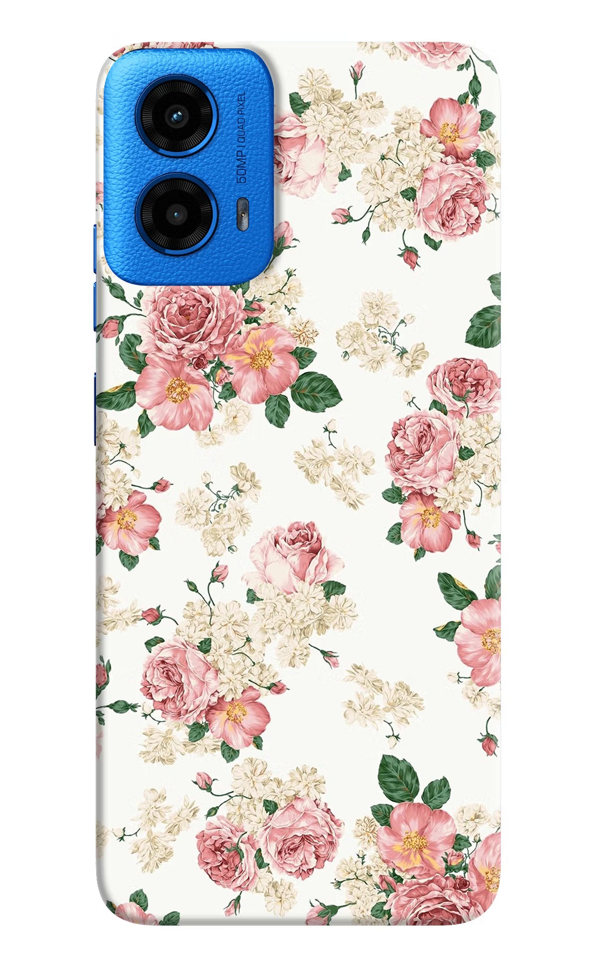 Flowers Moto G45 Hard Case Back Cover by Casekaro