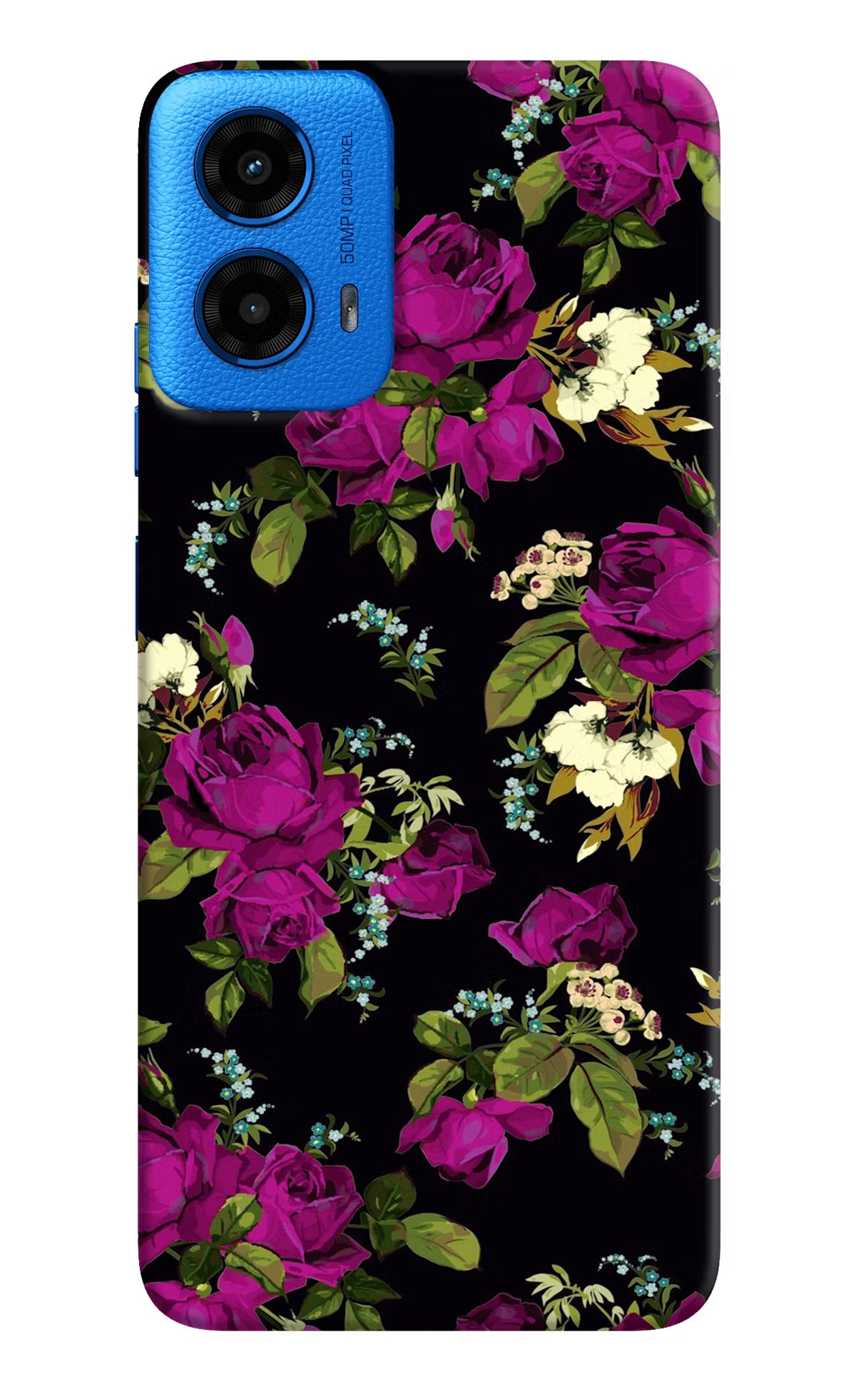 Flowers Moto G45 Hard Case Back Cover by Casekaro