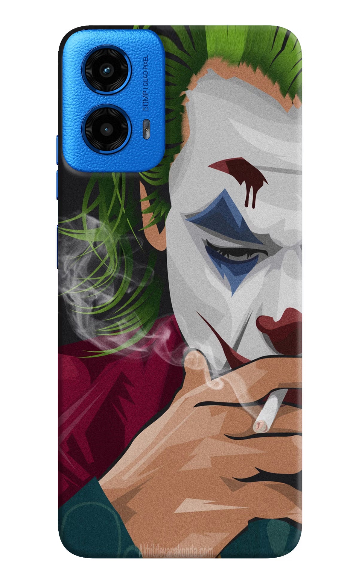 Joker Smoking Moto G45 Hard Case Back Cover by Casekaro