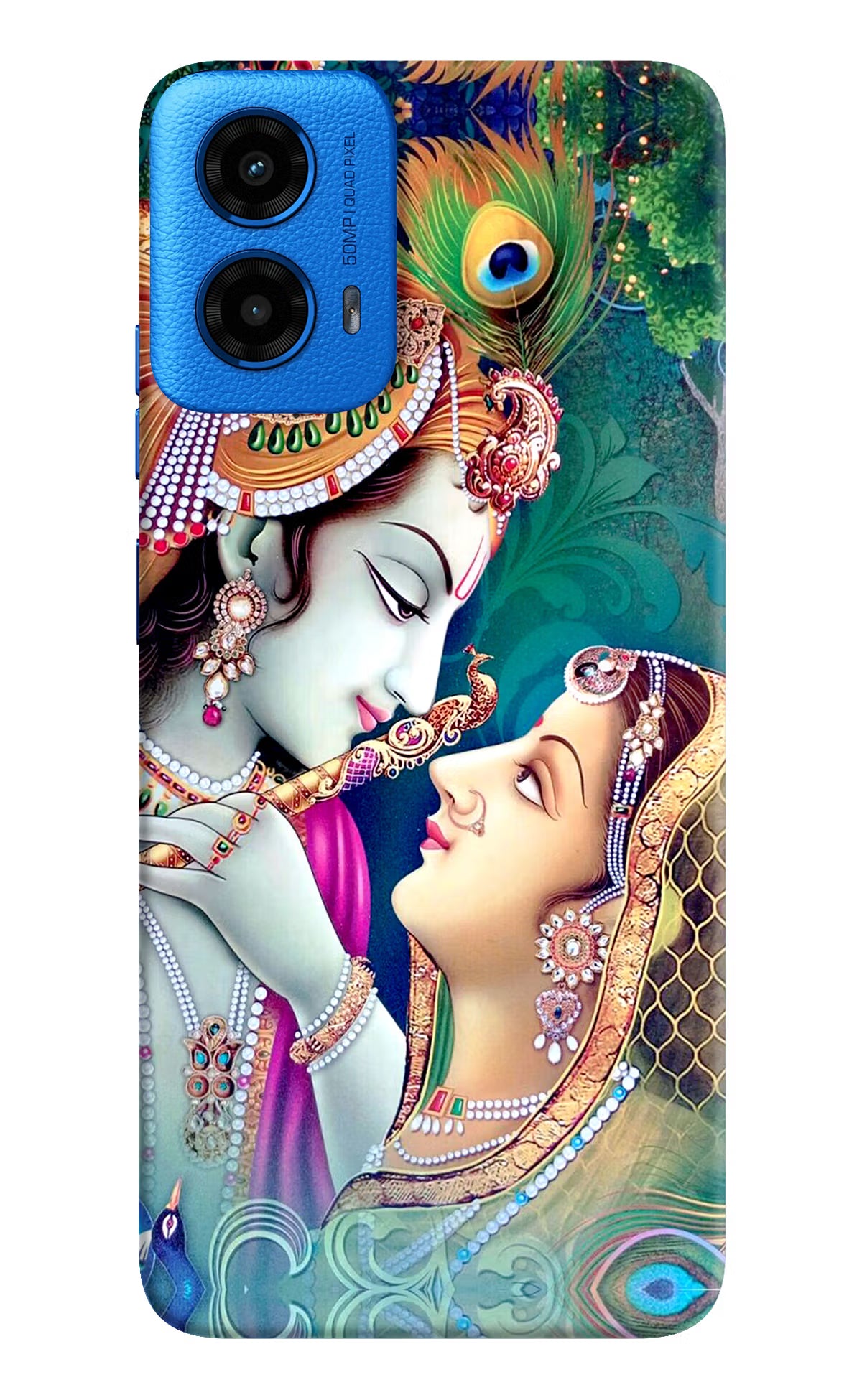 Lord Radha Krishna Moto G45 Back Cover - Lord Radha Krishna Moto G45 Hard Case Back Cover by Casekaro Lord Radha Krishna Moto G45 Hard Case Back Cover by Casekaro