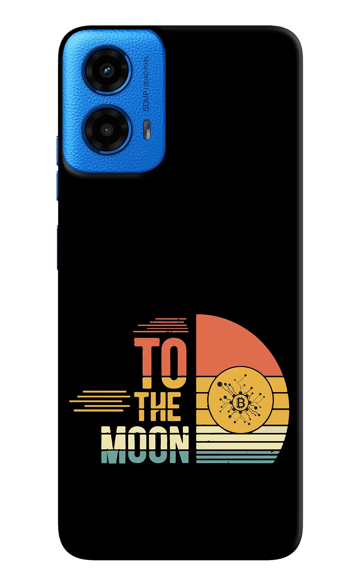 To the Moon Moto G45 Hard Case Back Cover by Casekaro