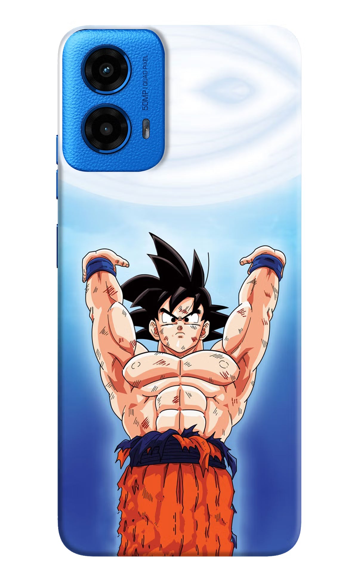 Goku Power Moto G45 Hard Case Back Cover by Casekaro
