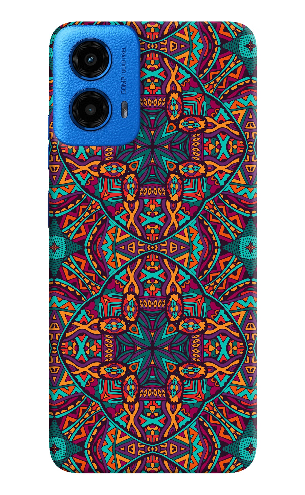 Colour Mandala Moto G45 Hard Case Back Cover by Casekaro