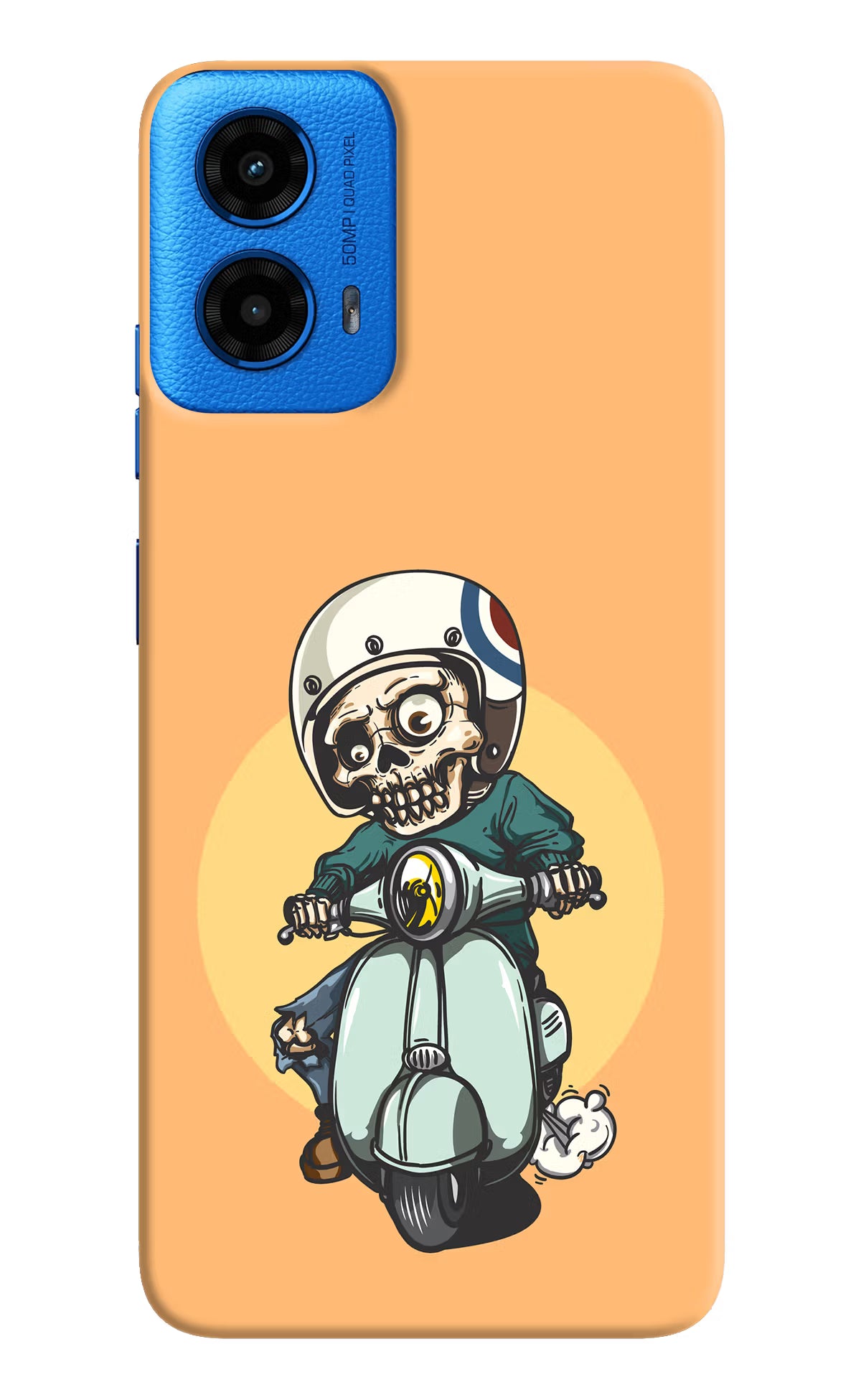 Undead Biker Moto G45 Hard Case Back Cover by Casekaro