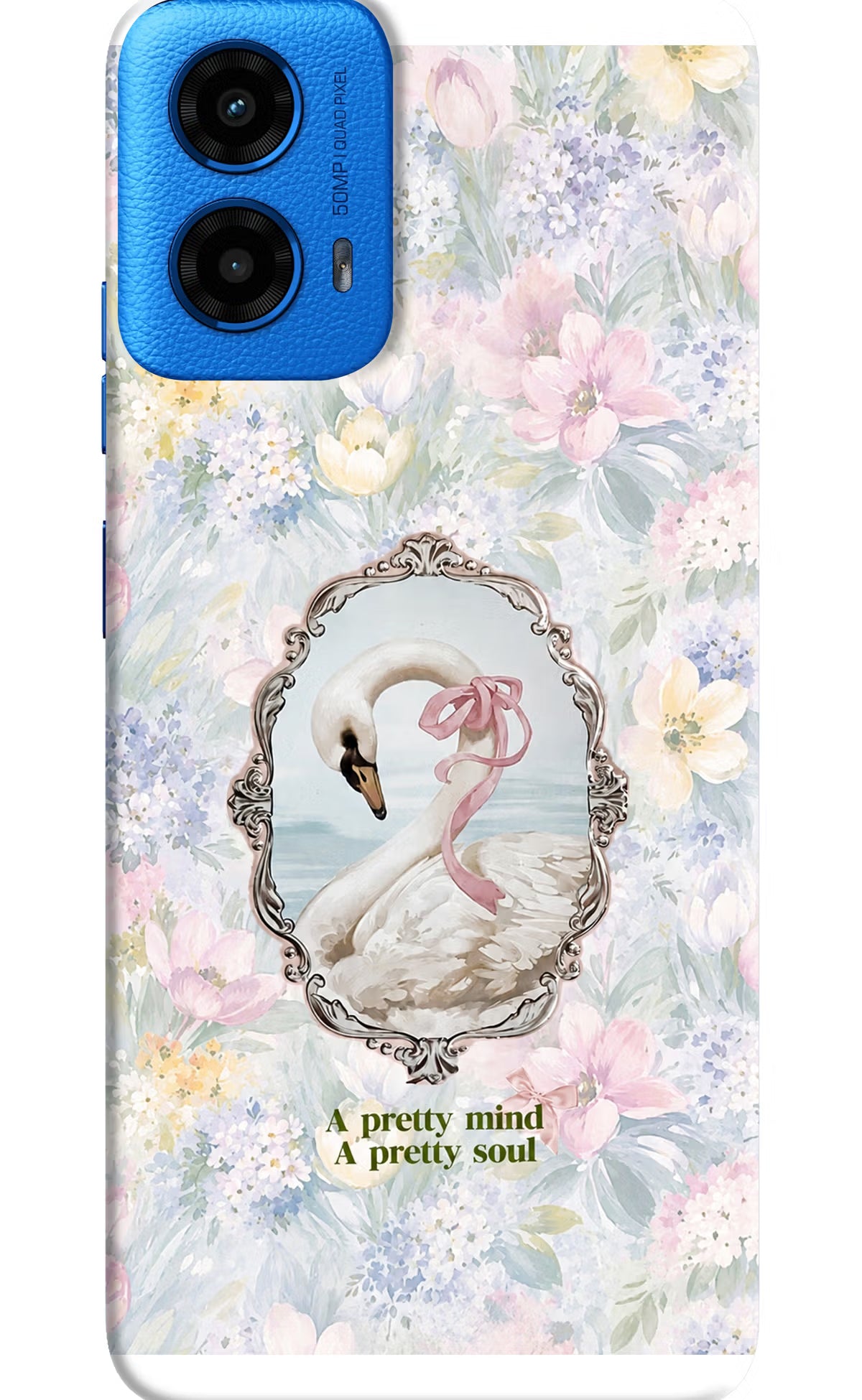Pretty Mind Pretty Soul Moto G45 Back Cover - Pretty Mind Pretty Soul Moto G45 Back Cover Pretty Mind Pretty Soul Moto G45 Back Cover