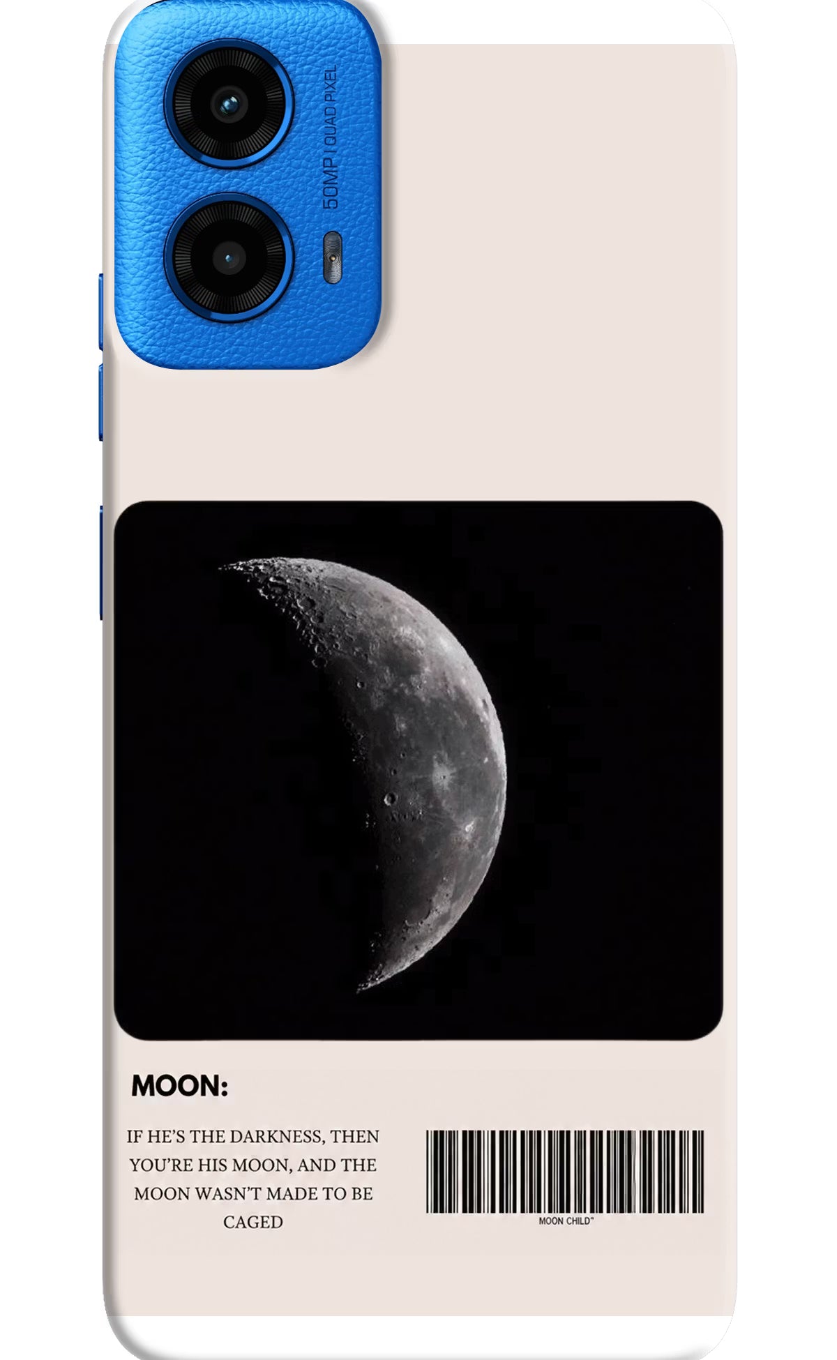 Moon Phase Moto G45 Back Cover - Moon Phase Moto G45 Back Cover Moon Phase Moto G45 Back Cover