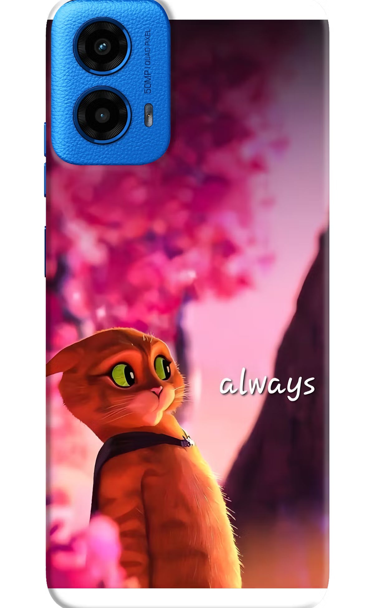 Always Cat Moto G45 Back Cover - Always Cat Moto G45 Back Cover Always Cat Moto G45 Back Cover