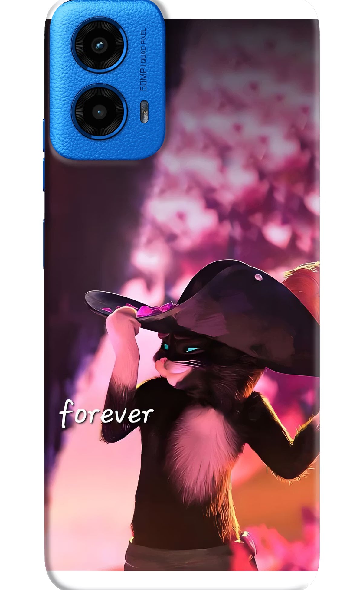 Forever Cat Moto G45 Back Cover - Forever Cat Moto G45 Back Cover Forever Cat Moto G45 Back Cover