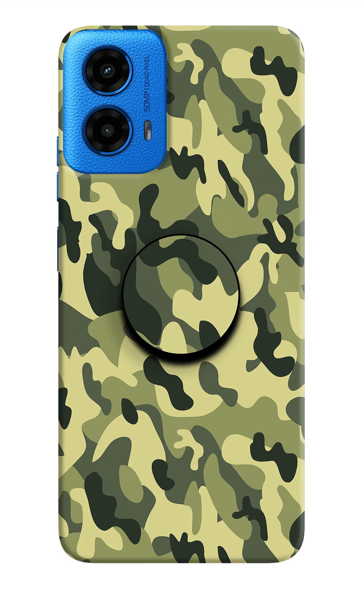 Camouflage Moto G45 Pop Case by Casekaro