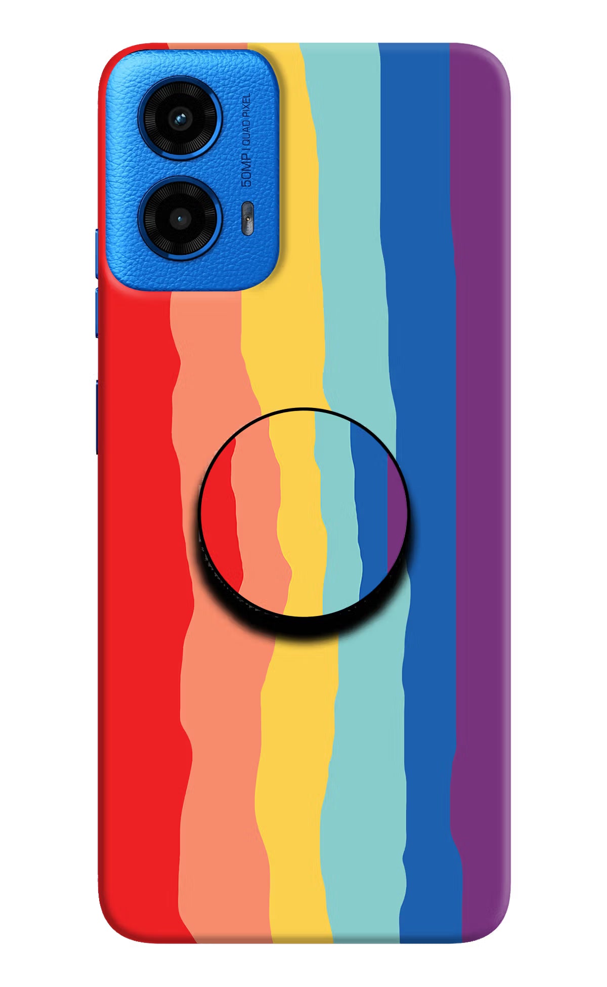 Rainbow Moto G45 Pop Case by Casekaro
