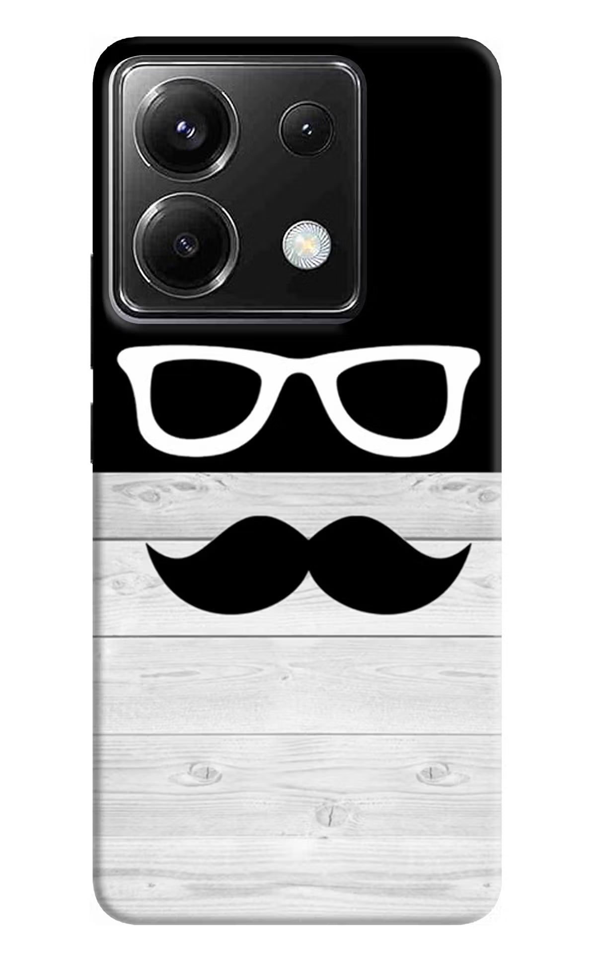 Mustache Poco X6 Back Cover - Mustache Poco X6 Back Cover Mustache Poco X6 Back Cover