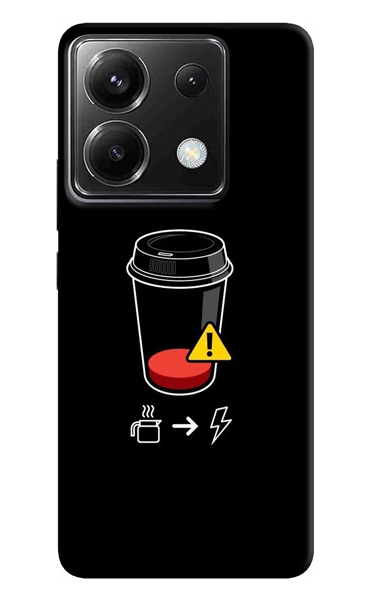 Coffee Poco X6 Back Cover - Coffee Poco X6 Back Cover Coffee Poco X6 Back Cover