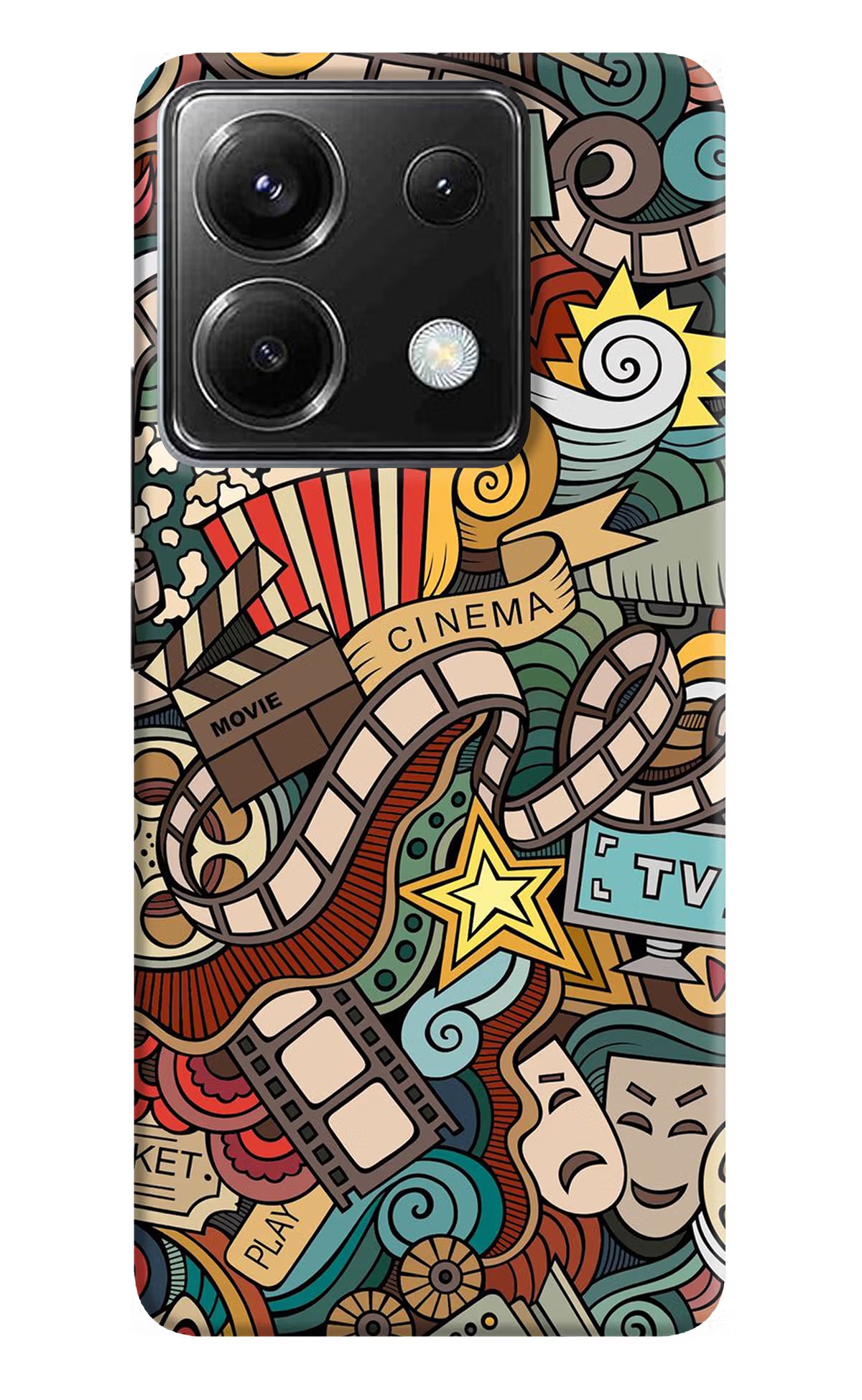 Cinema Abstract Poco X6 Back Cover - Cinema Abstract Poco X6 Back Cover Cinema Abstract Poco X6 Back Cover