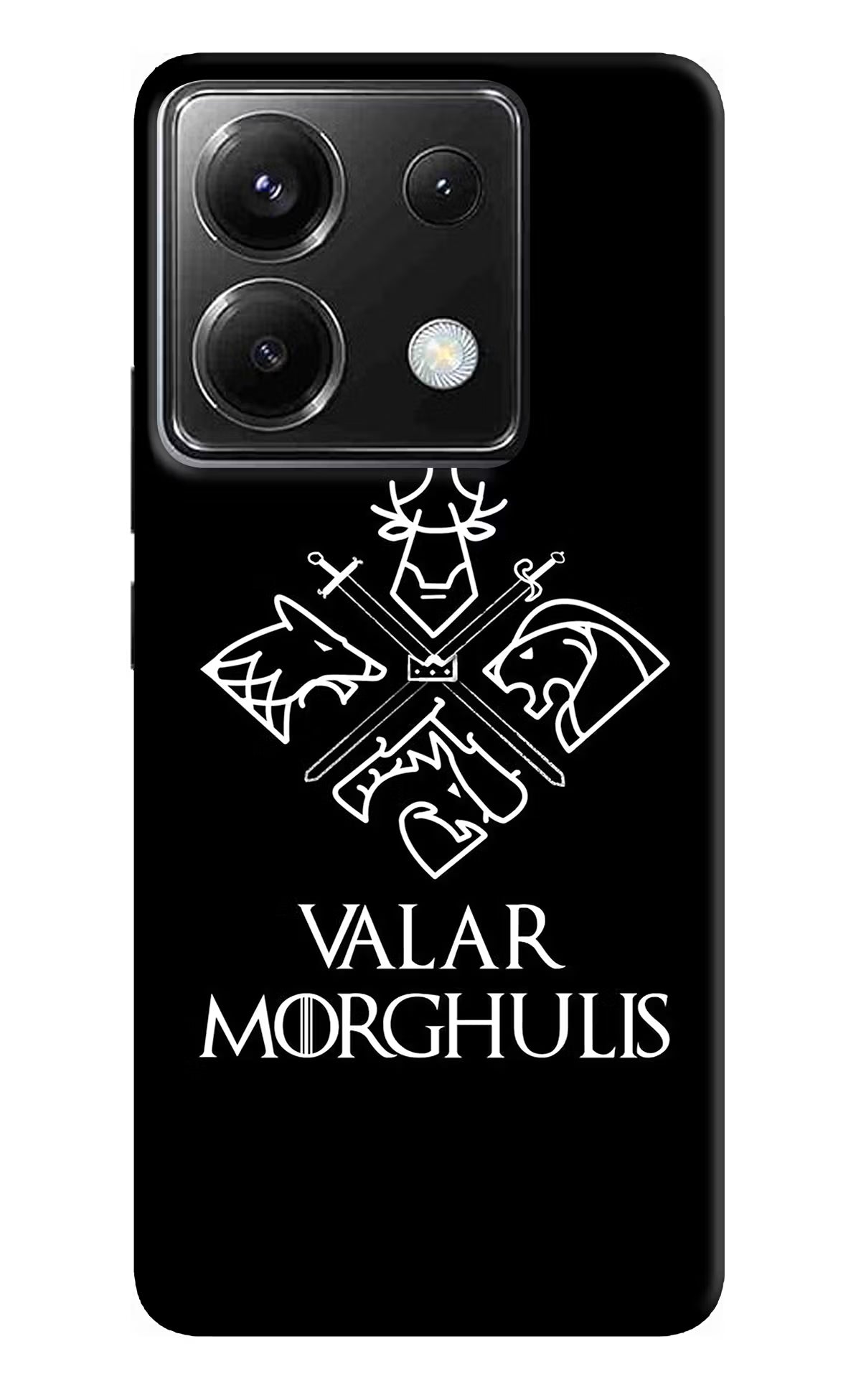 Valar Morghulis | Game Of Thrones Poco X6 Back Cover - Valar Morghulis | Game Of Thrones Poco X6 Back Cover Valar Morghulis | Game Of Thrones Poco X6 Back Cover