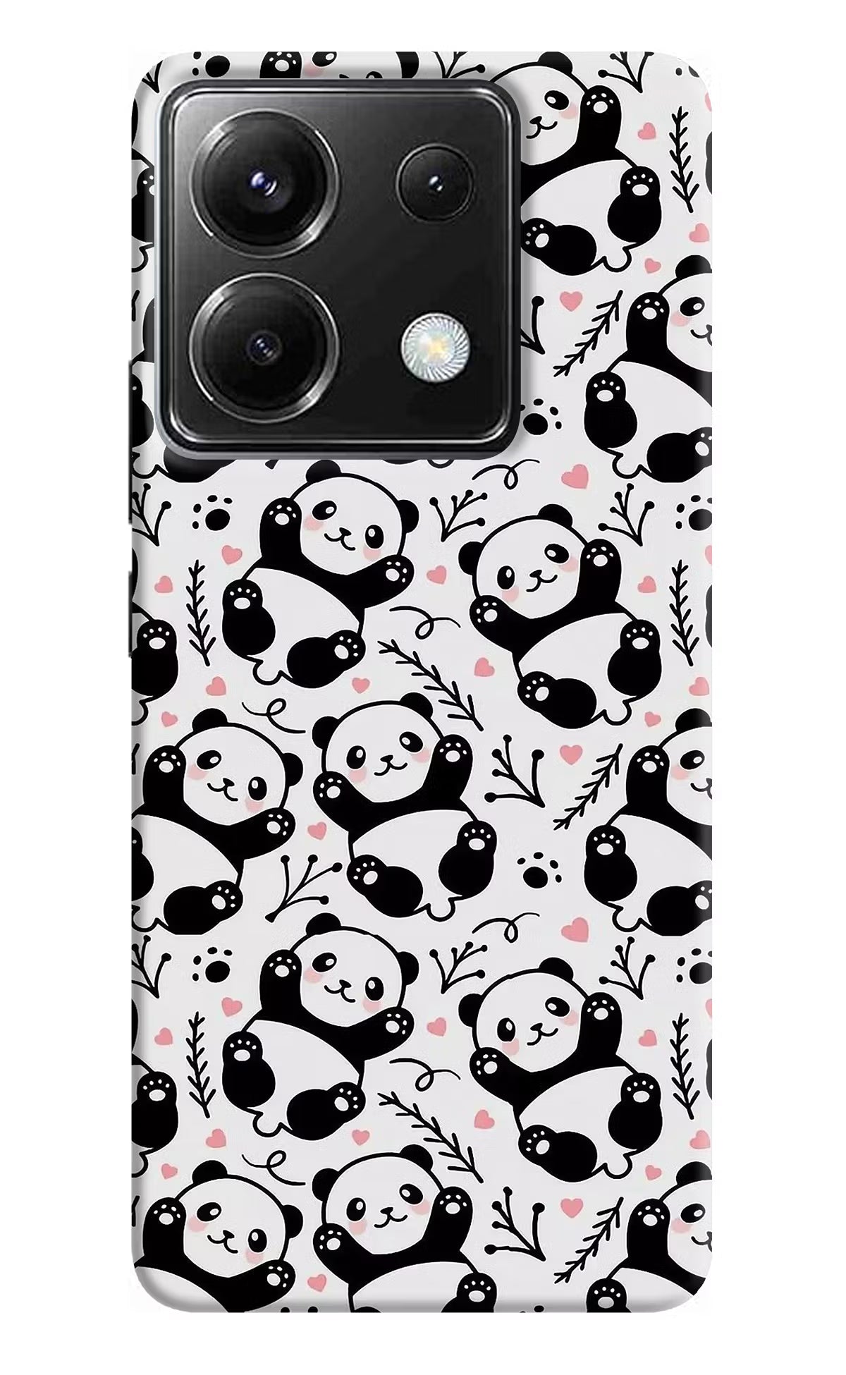Cute Panda Poco X6 Back Cover - Cute Panda Poco X6 Back Cover Cute Panda Poco X6 Back Cover
