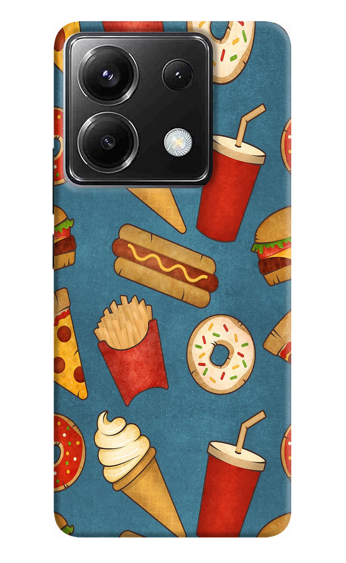 Foodie Poco X6 Back Cover - Foodie Poco X6 Back Cover Foodie Poco X6 Back Cover