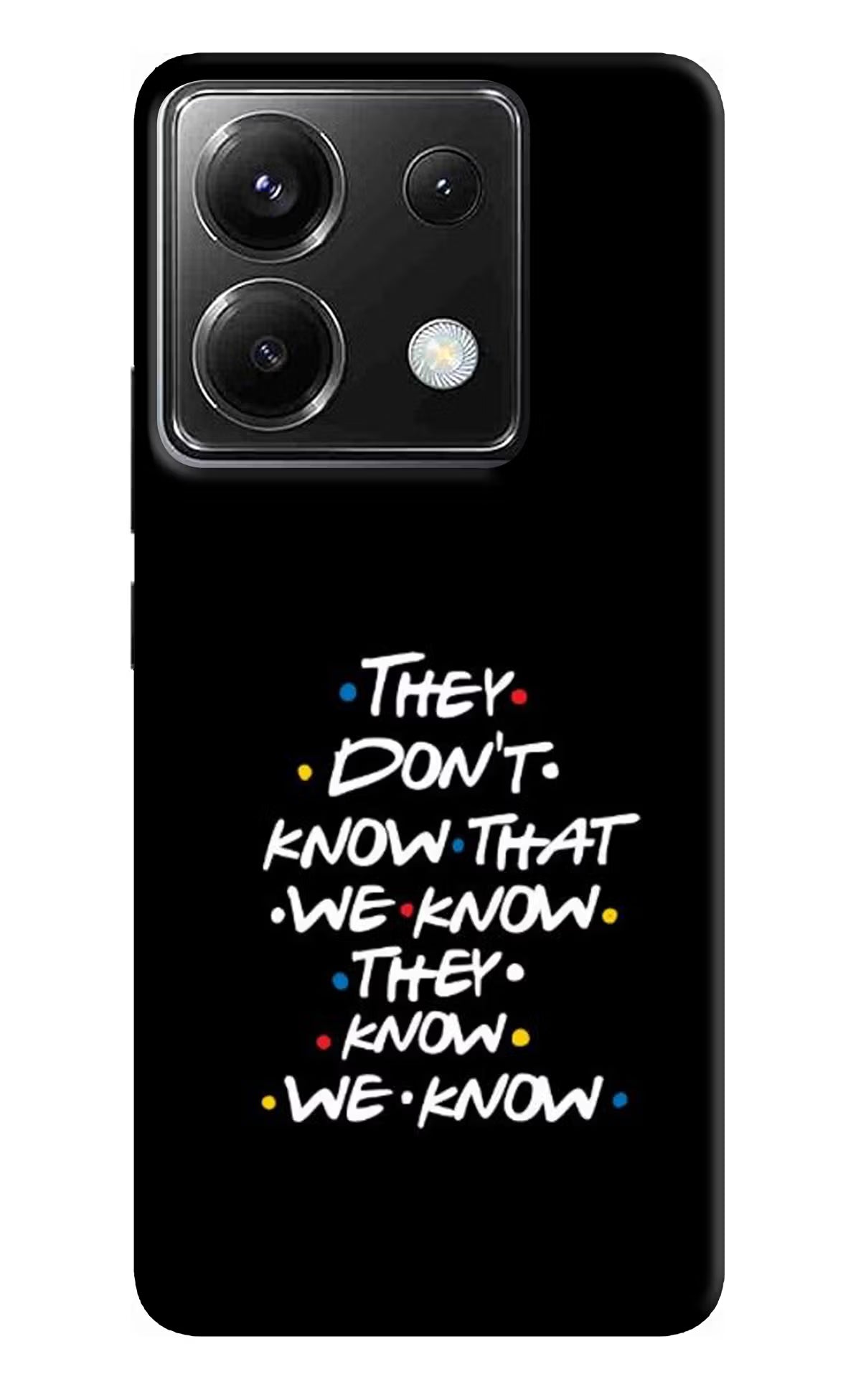 FRIENDS Dialogue Poco X6 Back Cover - FRIENDS Dialogue Poco X6 Back Cover FRIENDS Dialogue Poco X6 Back Cover