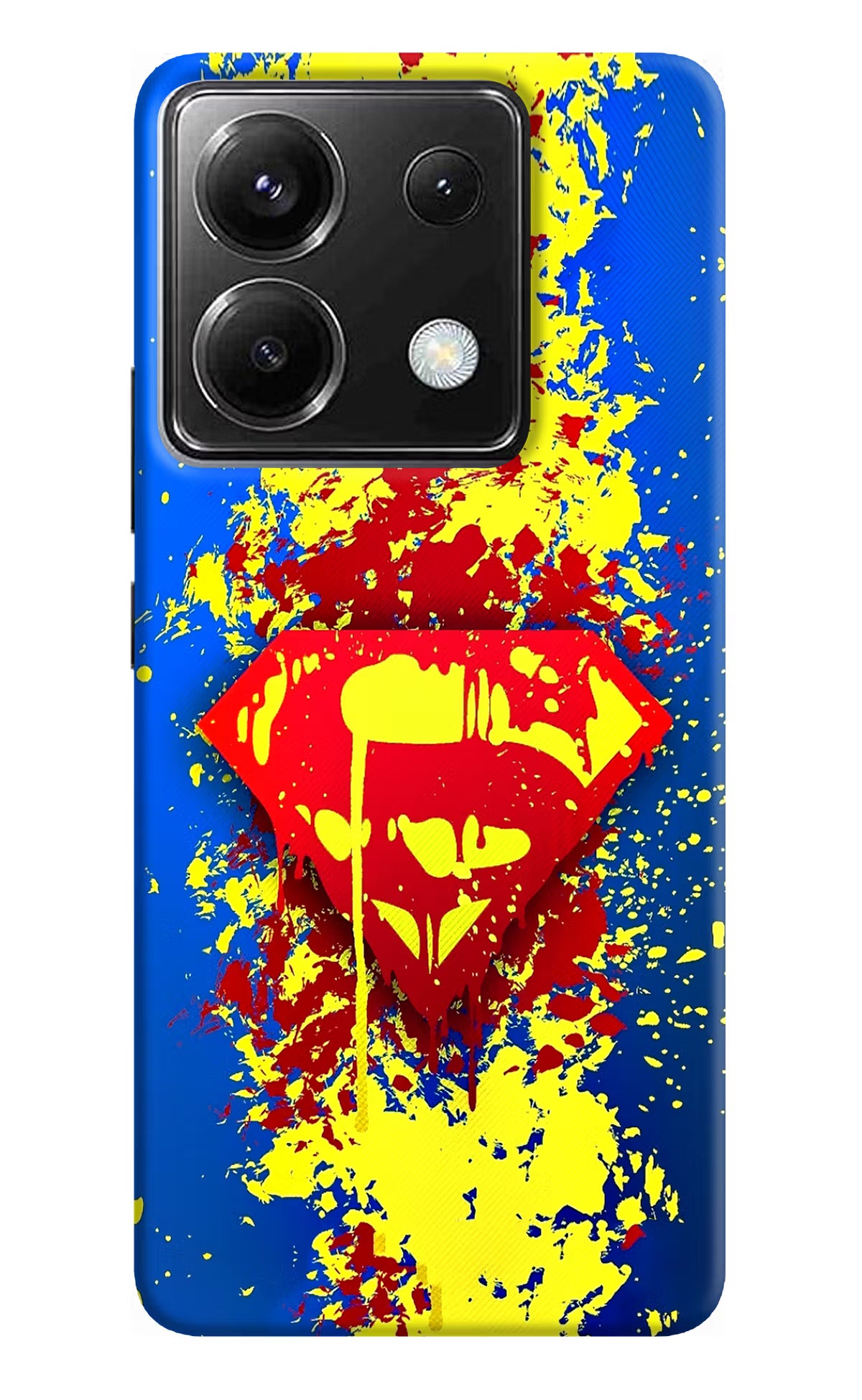 Superman logo Poco X6 Back Cover - Superman logo Poco X6 Back Cover Superman logo Poco X6 Back Cover
