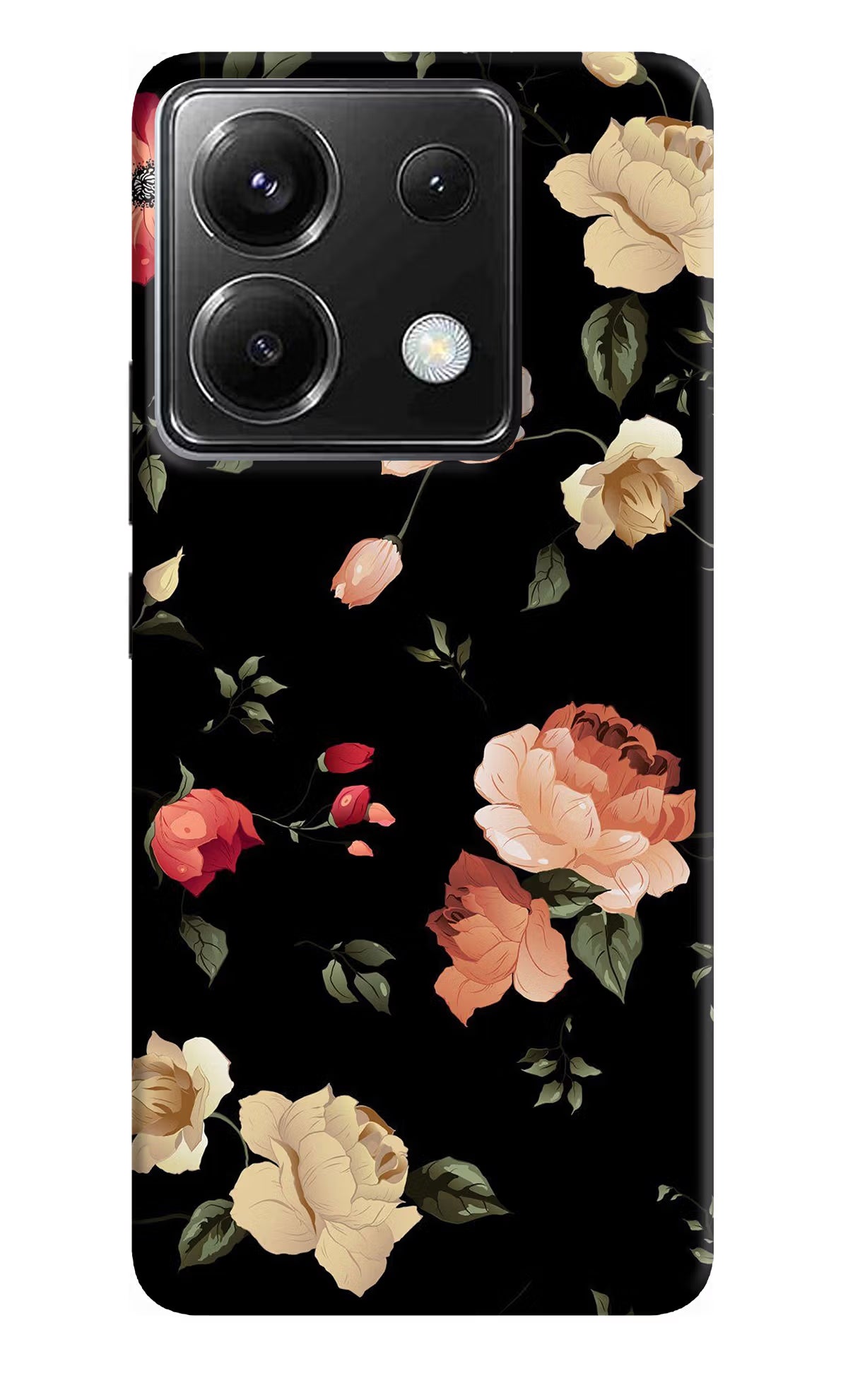 Flowers Poco X6 Back Cover - Flowers Poco X6 Back Cover Flowers Poco X6 Back Cover