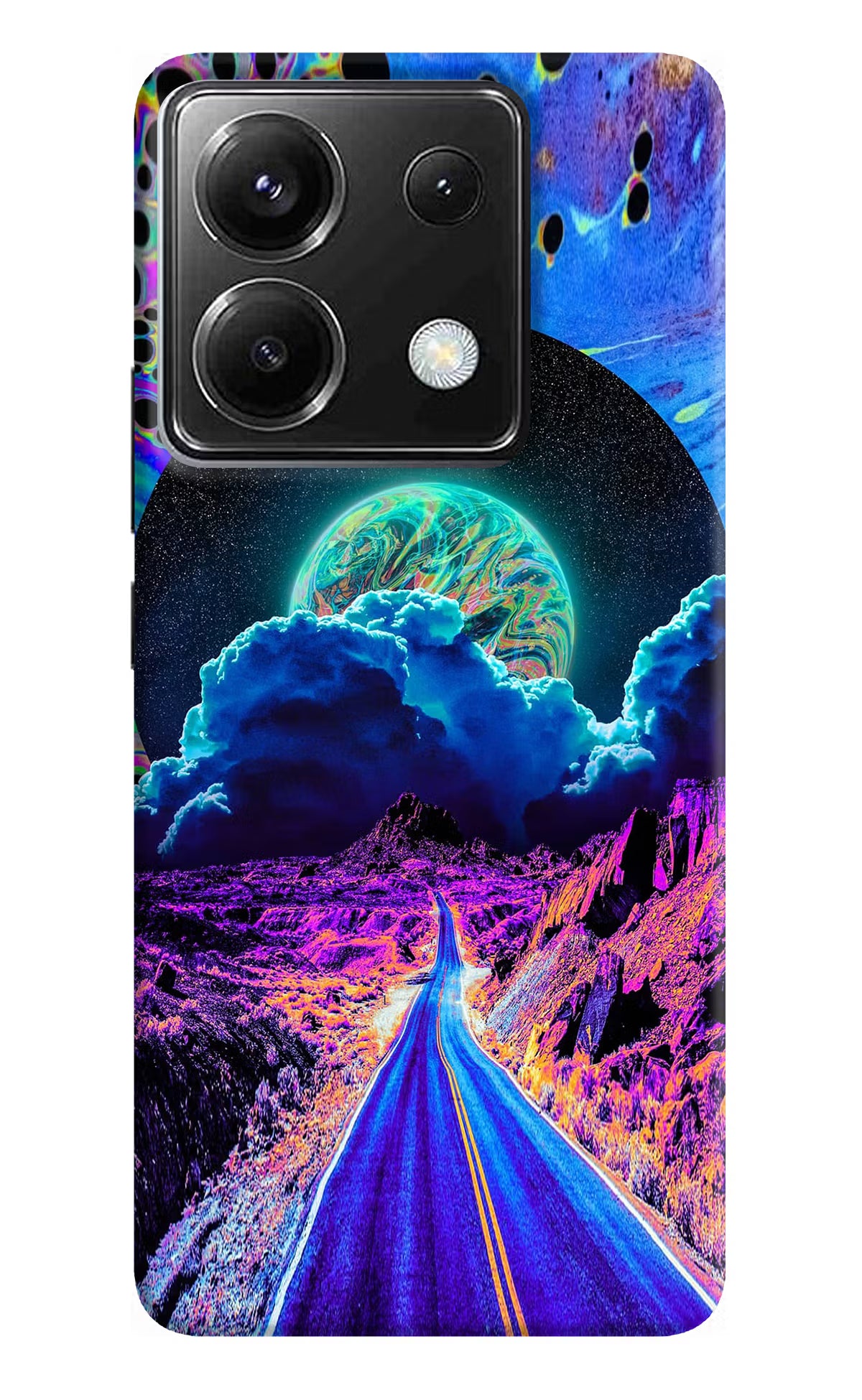 Psychedelic Painting Poco X6 Back Cover - Psychedelic Painting Poco X6 Back Cover Psychedelic Painting Poco X6 Back Cover