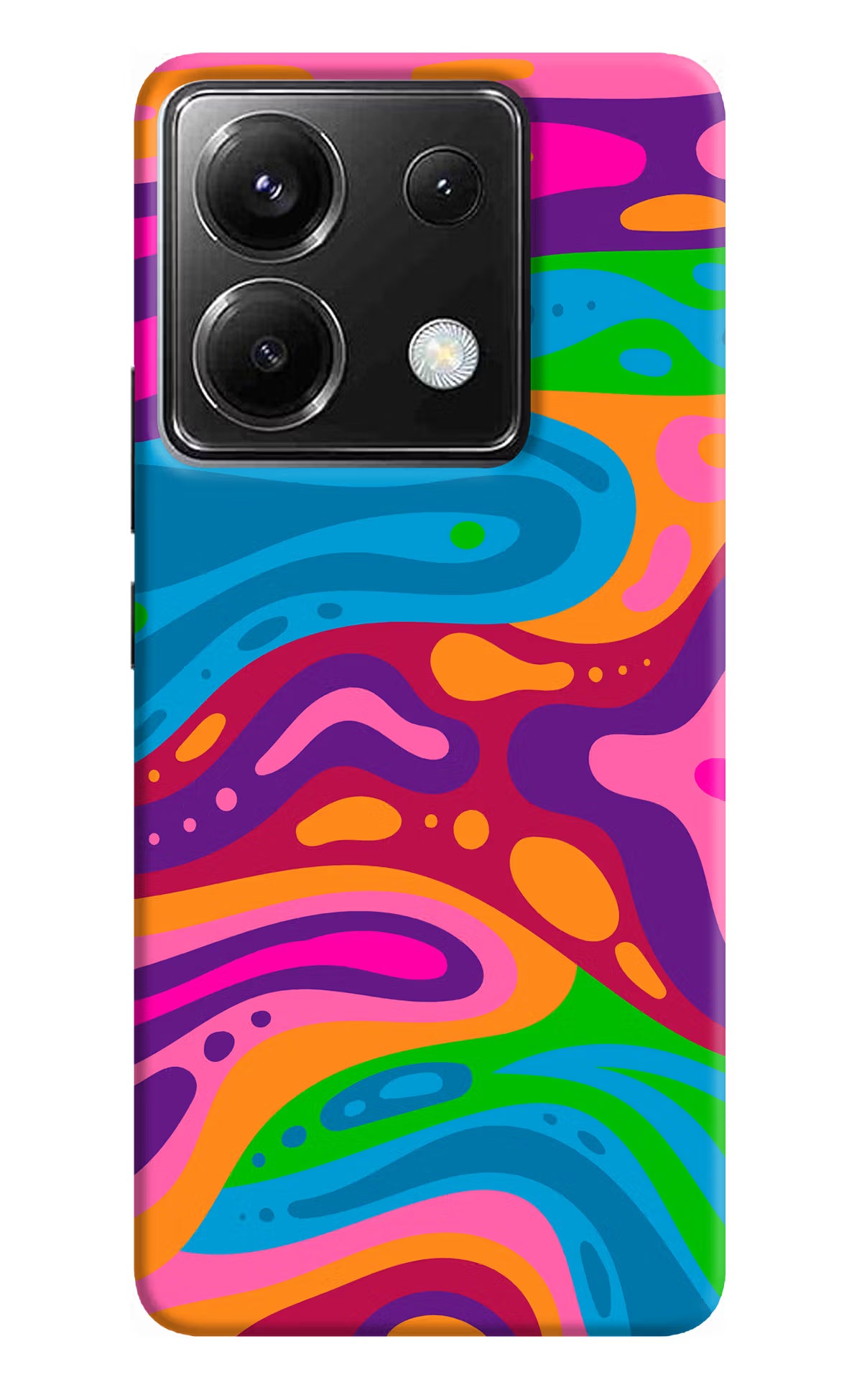 Trippy Pattern Poco X6 Back Cover - Trippy Pattern Poco X6 Back Cover Trippy Pattern Poco X6 Back Cover