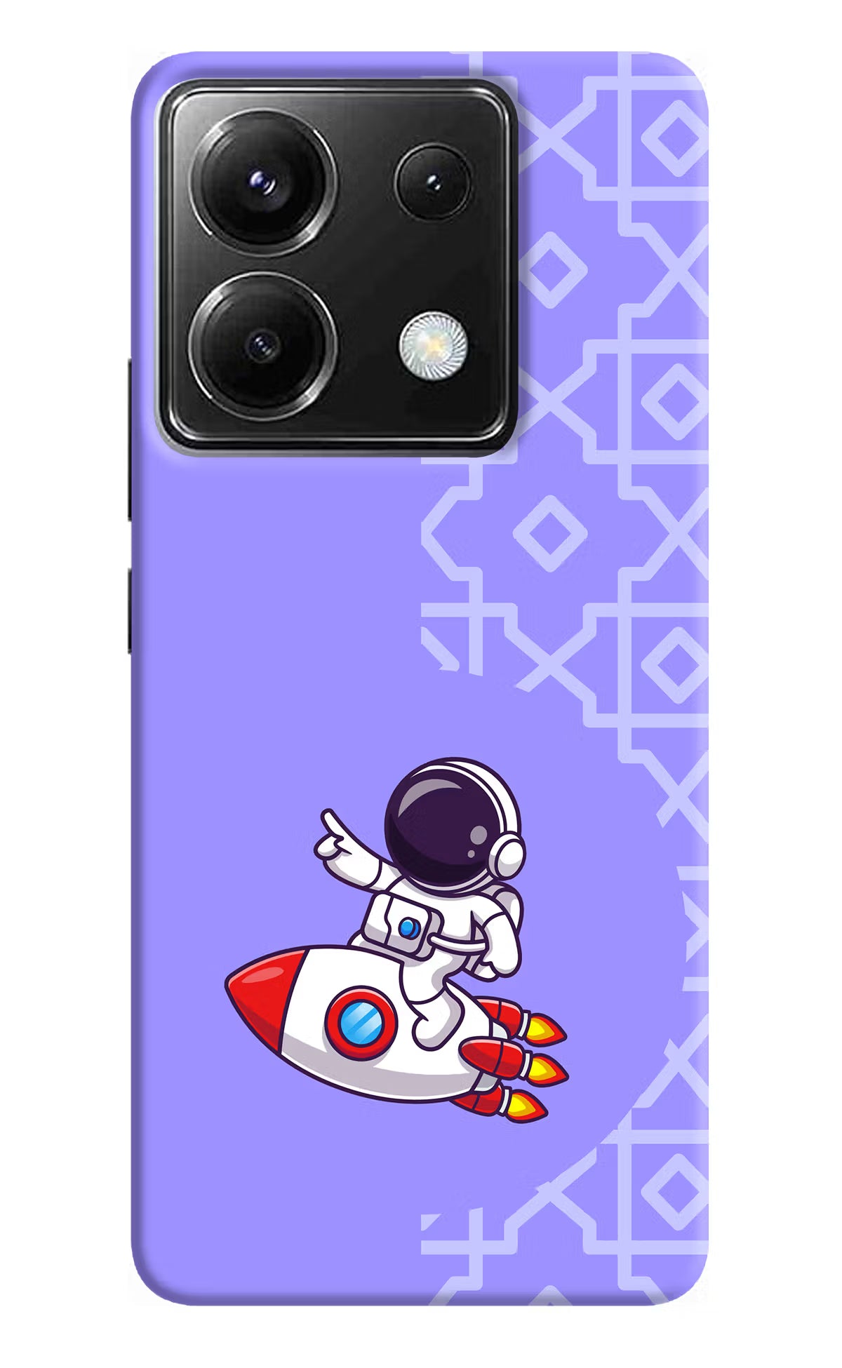 Cute Astronaut Poco X6 Back Cover - Cute Astronaut Poco X6 Back Cover Cute Astronaut Poco X6 Back Cover