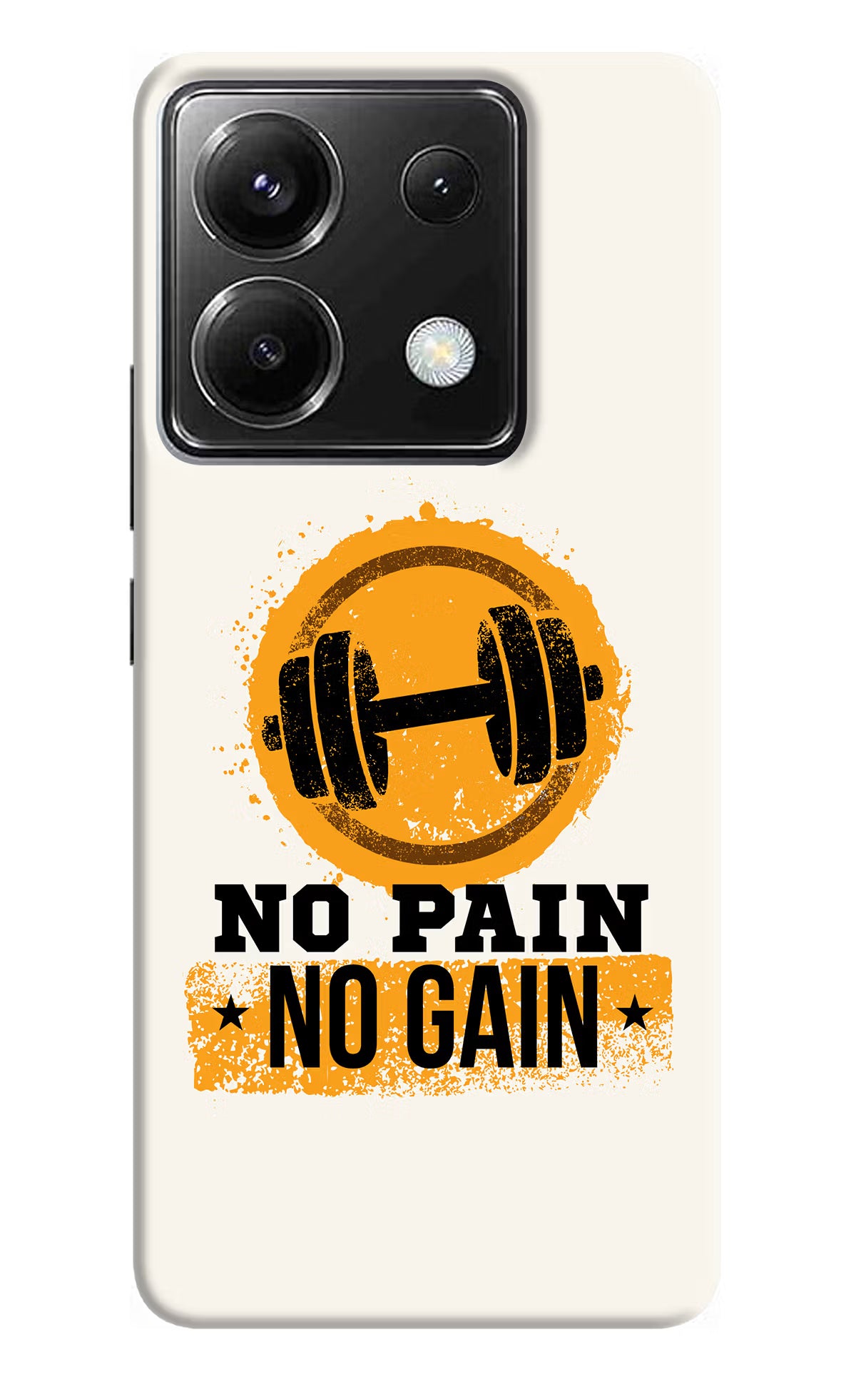 No Pain No Gain Poco X6 Back Cover - No Pain No Gain Poco X6 Back Cover No Pain No Gain Poco X6 Back Cover