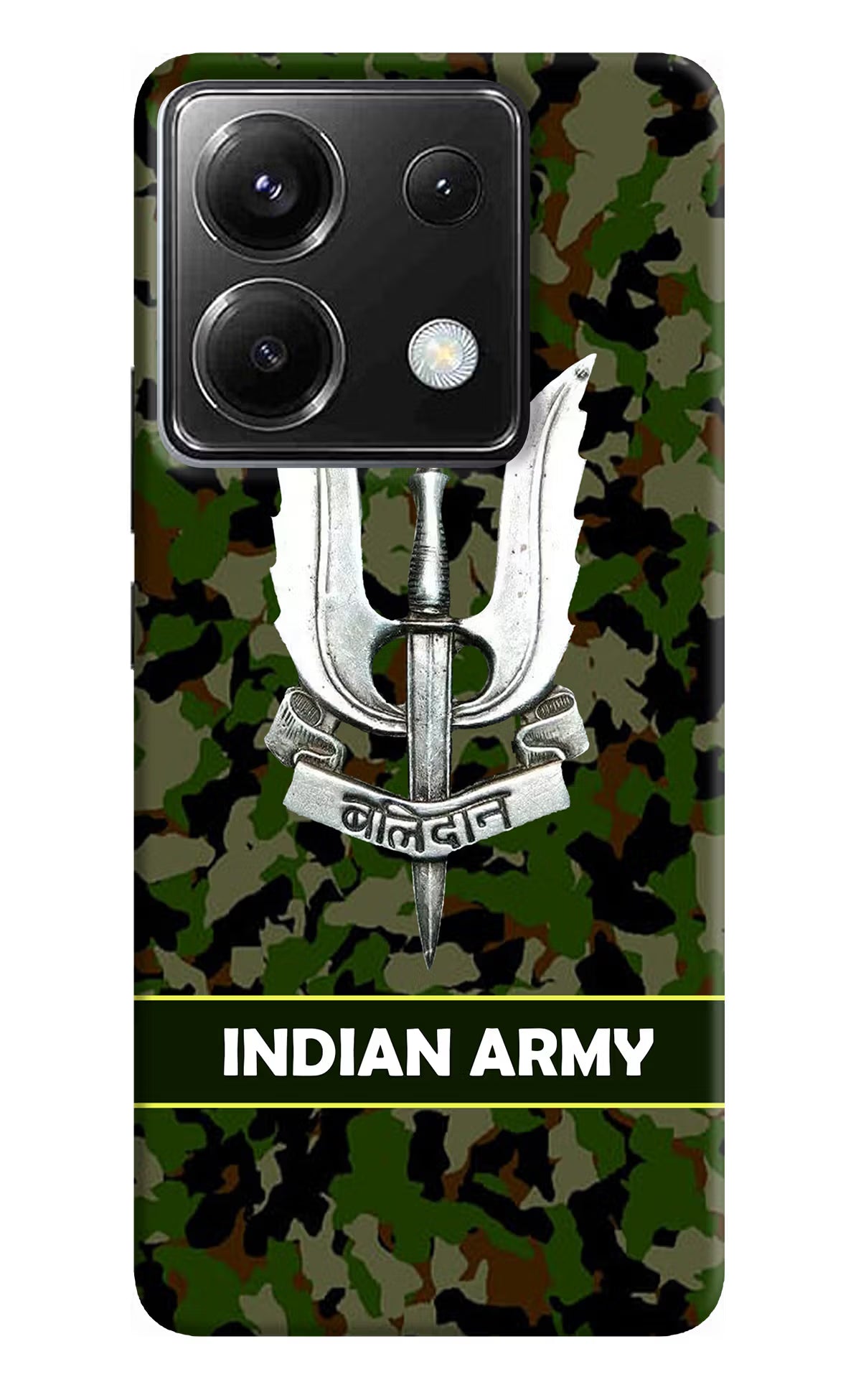 Balidan Indian Logo Poco X6 Back Cover - Balidan Indian Logo Poco X6 Back Cover Balidan Indian Logo Poco X6 Back Cover