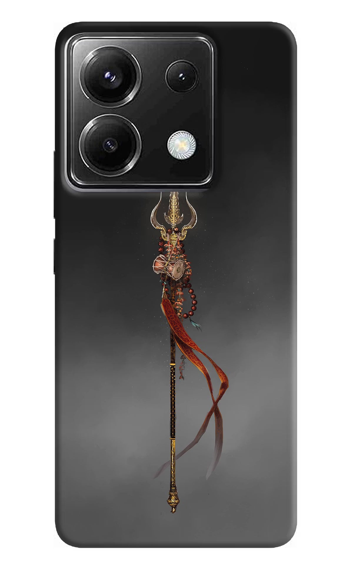 Shiv Trishul Poco X6 Back Cover - Shiv Trishul Poco X6 Back Cover Shiv Trishul Poco X6 Back Cover