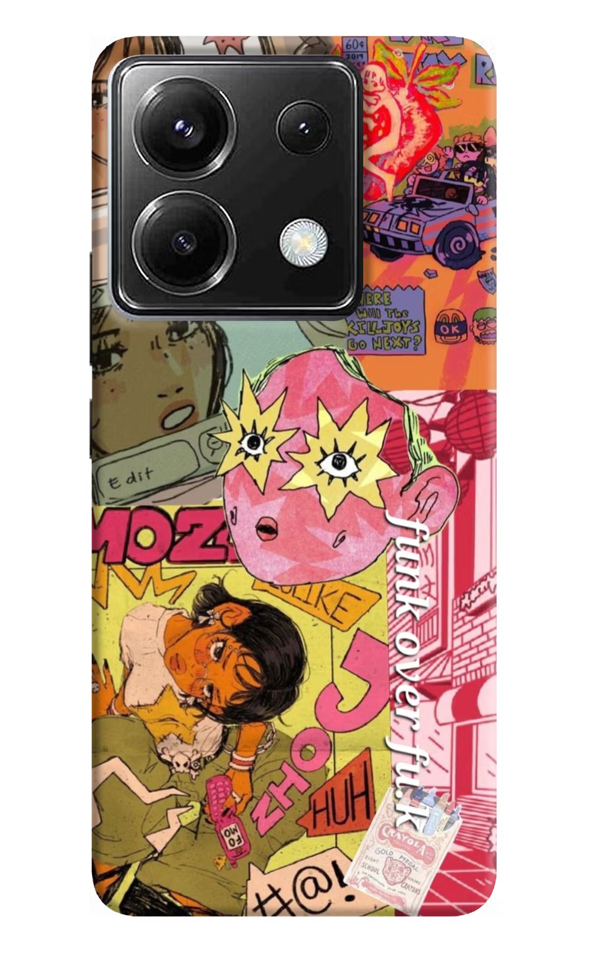 Funkover Poco X6 Back Cover - Funkover Poco X6 Back Cover Funkover Poco X6 Back Cover