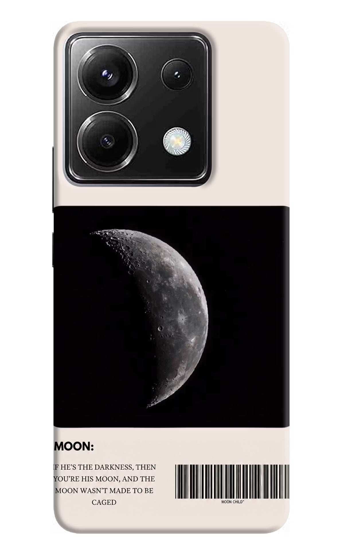 Moon Phase Poco X6 Back Cover - Moon Phase Poco X6 Back Cover Moon Phase Poco X6 Back Cover