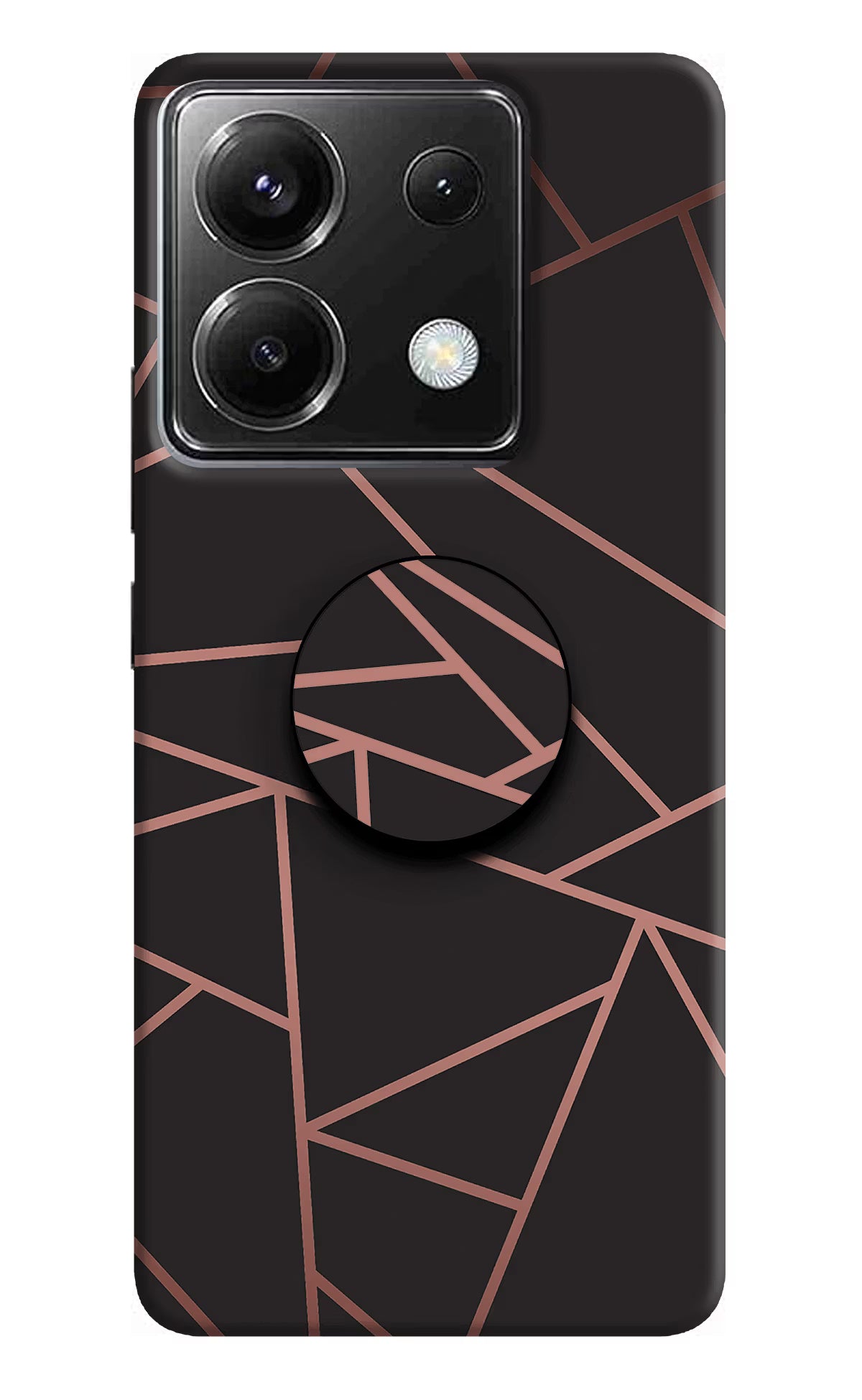 Geometric Pattern Poco X6 Pop Case - Geometric Pattern Poco X6 Pop Case Geometric Pattern Poco X6 Pop Case
