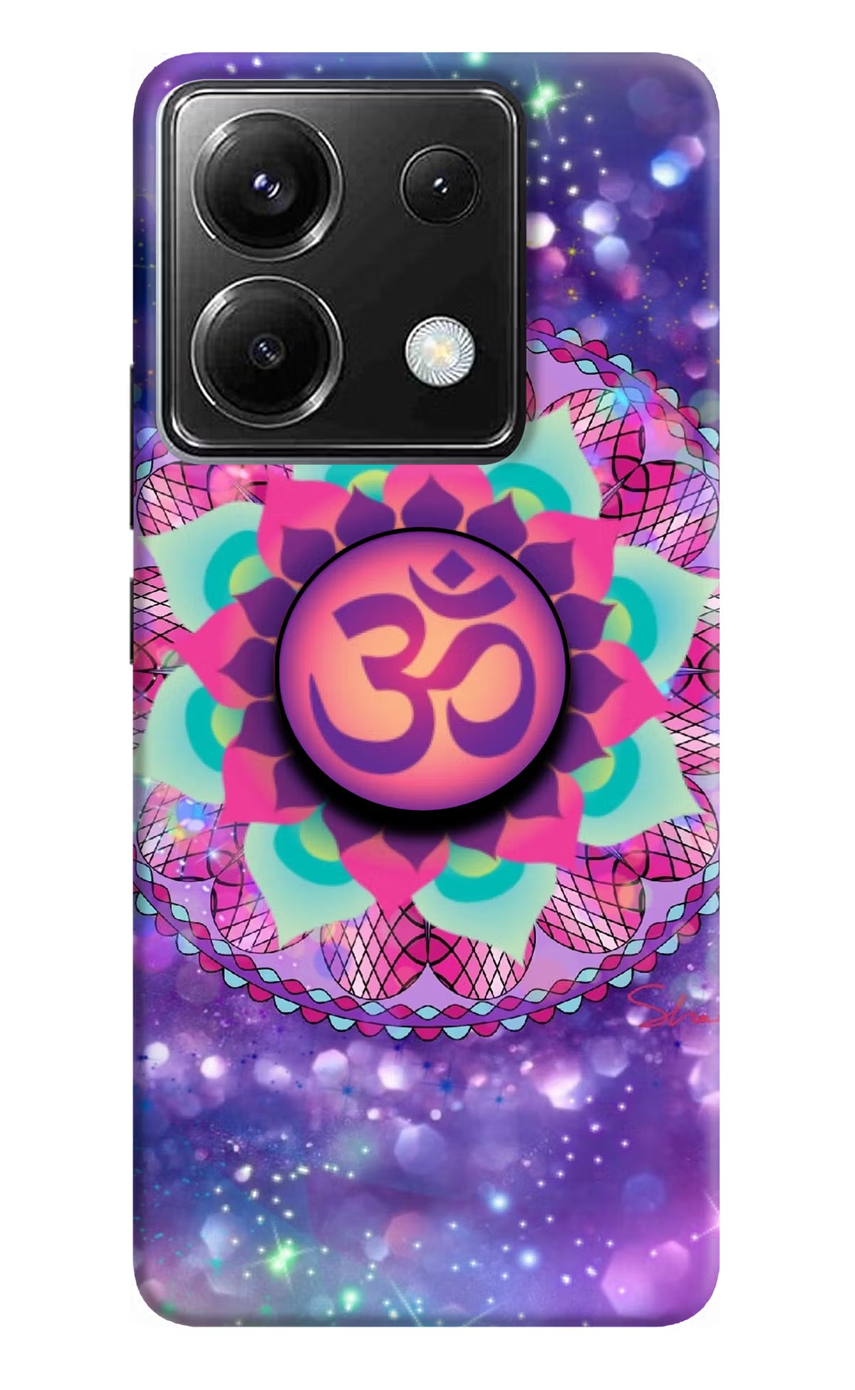 Om Purple Poco X6 Pop Case - Om Purple Poco X6 Pop Case Om Purple Poco X6 Pop Case