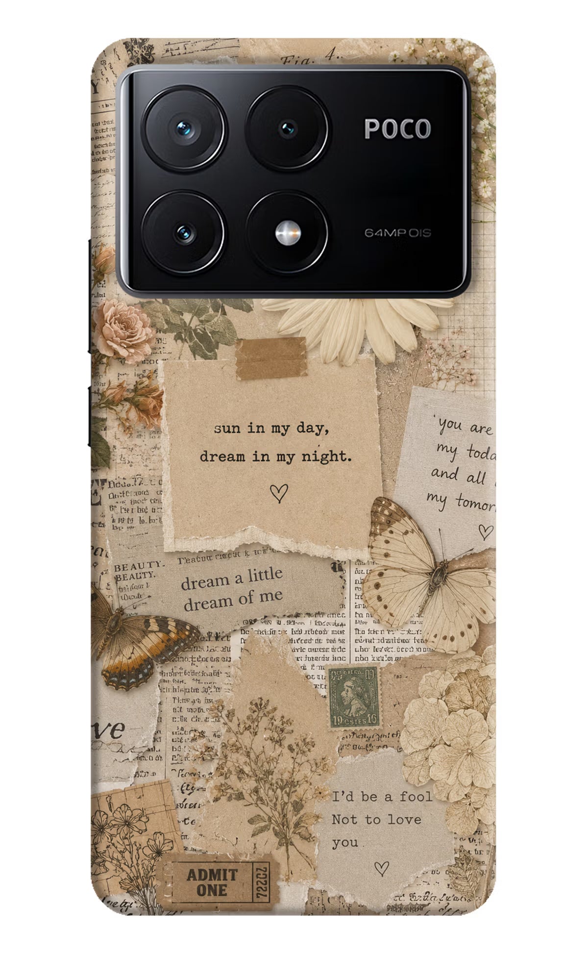 Vintage case Poco X6 Pro Back Cover - Vintage case Poco X6 Pro Back Cover Vintage case Poco X6 Pro Back Cover