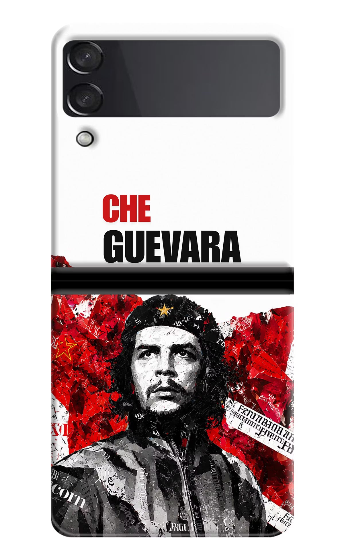 Che Guevara Revolution Samsung Galaxy Z Flip3 Back Cover - Che Guevara Revolution Samsung Galaxy Z Flip3 Back Cover Che Guevara Revolution Samsung Galaxy Z Flip3 Back Cover