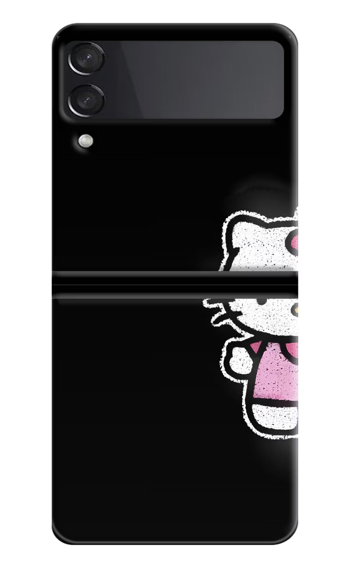 Kitty Charm Samsung Galaxy Z Flip4 Back Cover - Kitty Charm Samsung Galaxy Z Flip4 Back Cover Kitty Charm Samsung Galaxy Z Flip4 Back Cover