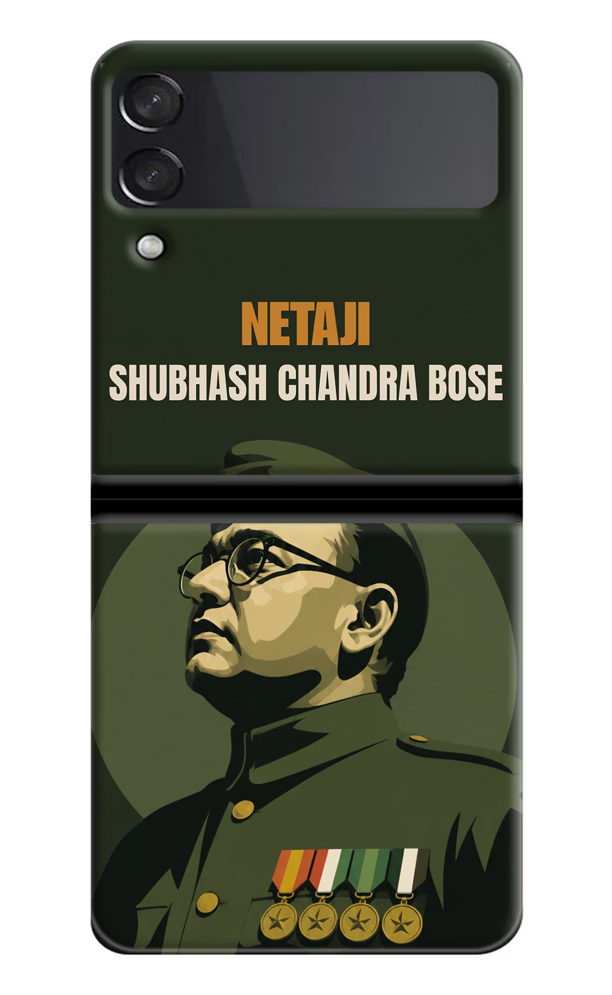 Netaji Legacy Samsung Galaxy Z Flip4 Back Cover - Netaji Legacy Samsung Galaxy Z Flip4 Back Cover Netaji Legacy Samsung Galaxy Z Flip4 Back Cover