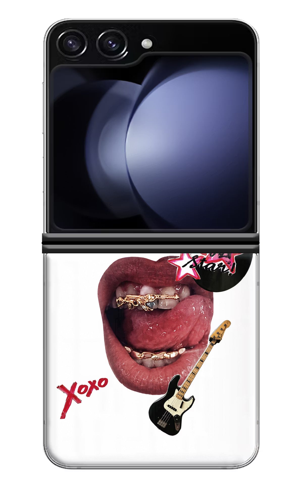 Rockstar Samsung Galaxy Z Flip5 Back Cover - Rockstar Samsung Galaxy Z Flip5 Back Cover Rockstar Samsung Galaxy Z Flip5 Back Cover