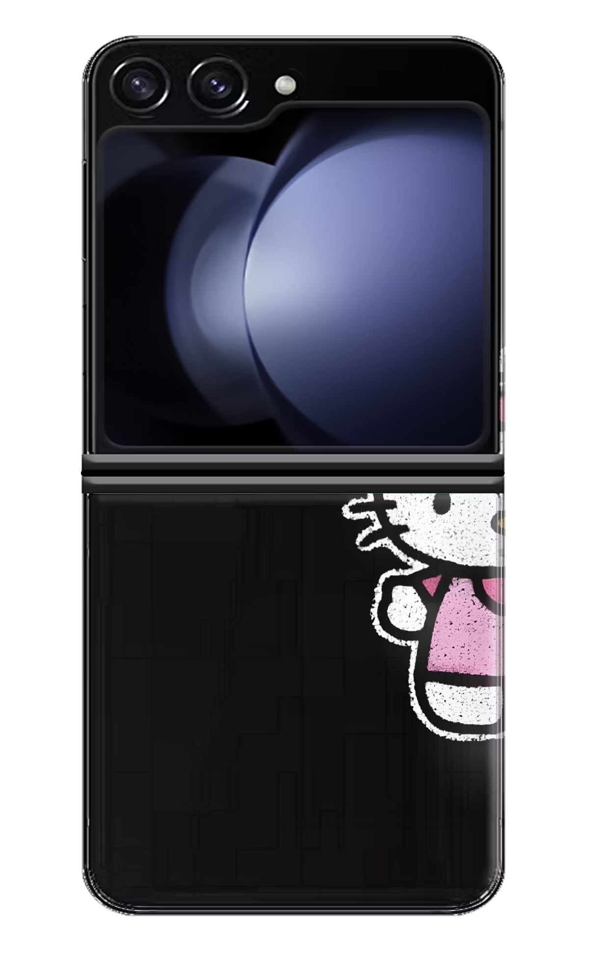 Kitty Charm Samsung Galaxy Z Flip5 Back Cover - Kitty Charm Samsung Galaxy Z Flip5 Back Cover Kitty Charm Samsung Galaxy Z Flip5 Back Cover