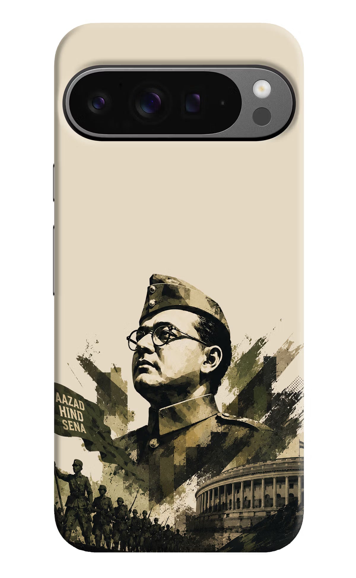 Netaji Rising Google Pixel 9 Pro XL Back Cover - Netaji Rising Google Pixel 9 Pro XL Back Cover Netaji Rising Google Pixel 9 Pro XL Back Cover