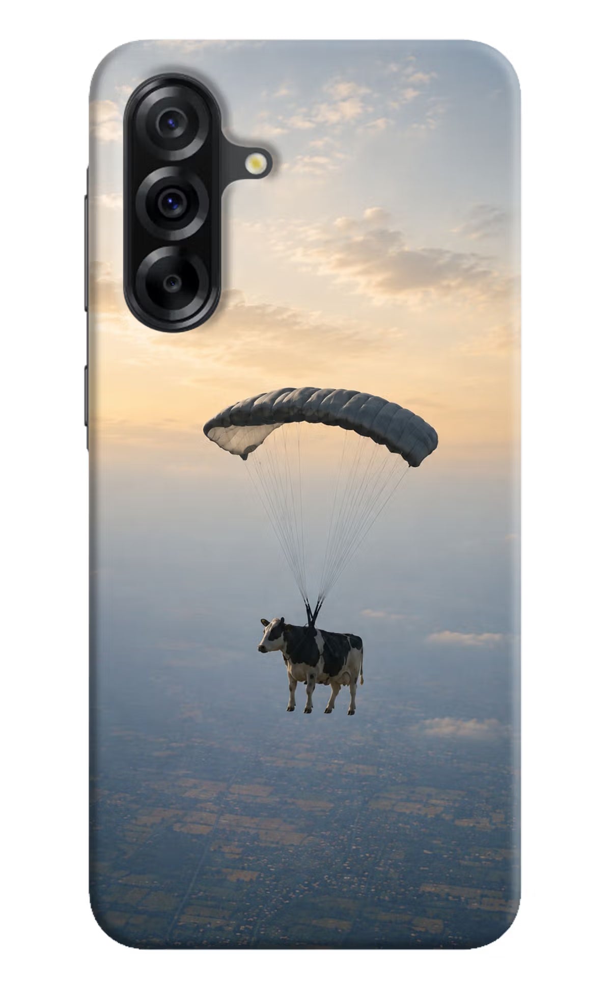 Skydiving Cow Samsung A36 5G Back Cover - Skydiving Cow Samsung A36 5G Back Cover Skydiving Cow Samsung A36 5G Back Cover